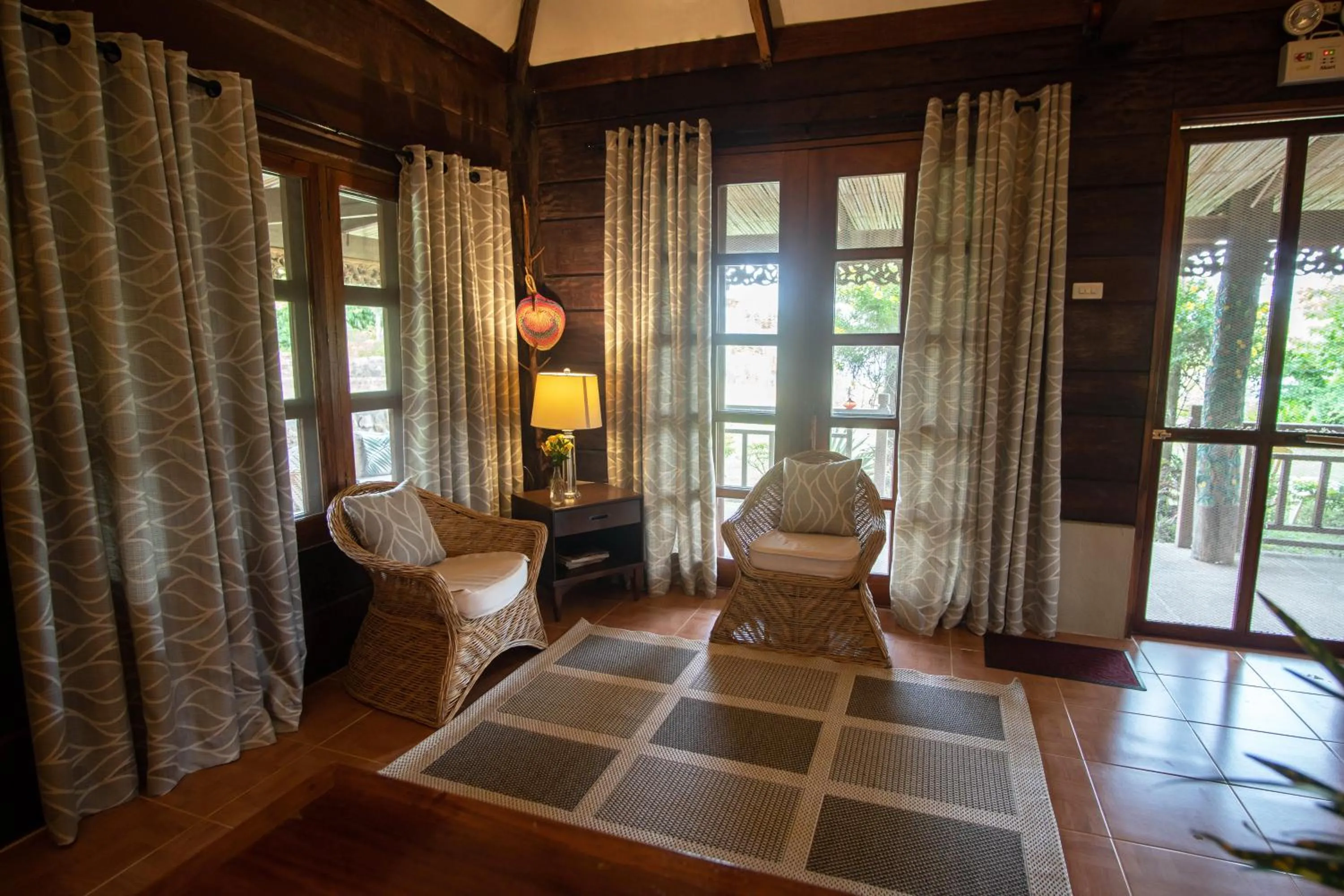 Living room in La Estancia Busuanga