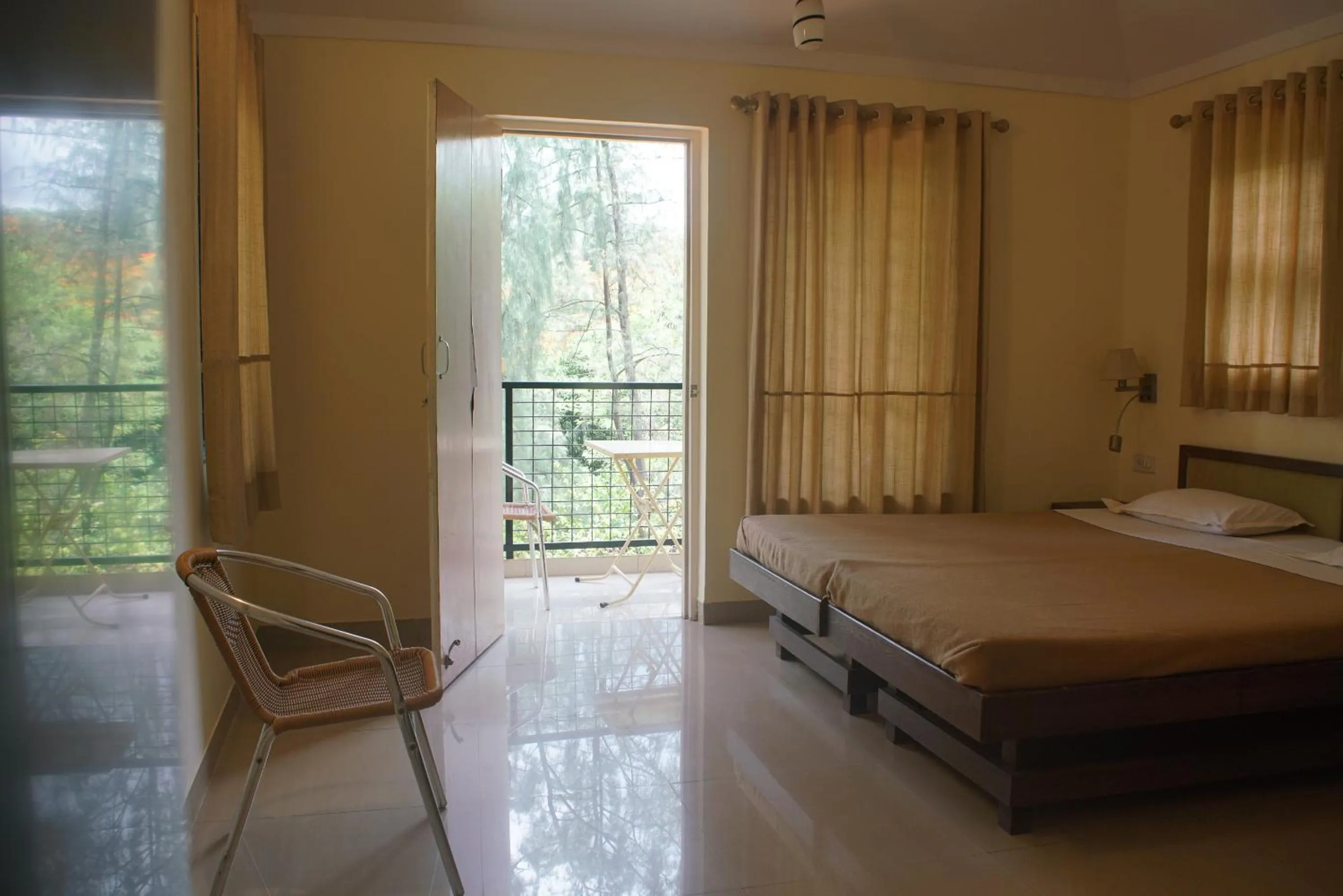 Living room, Bed in Nature Trails Durshet, Khopoli