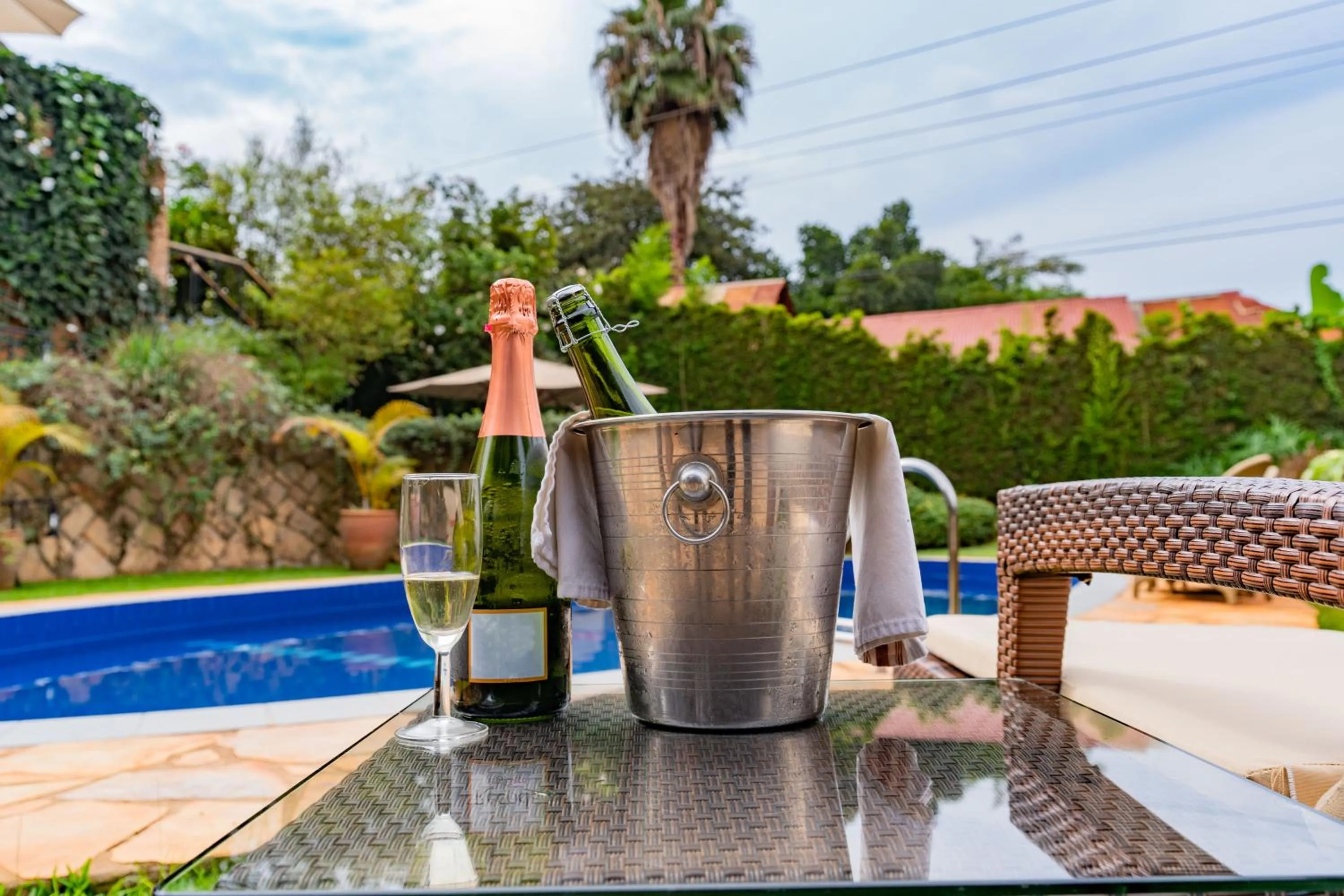 Swimming pool in Le Petit Village Boutique Hotel & Spa