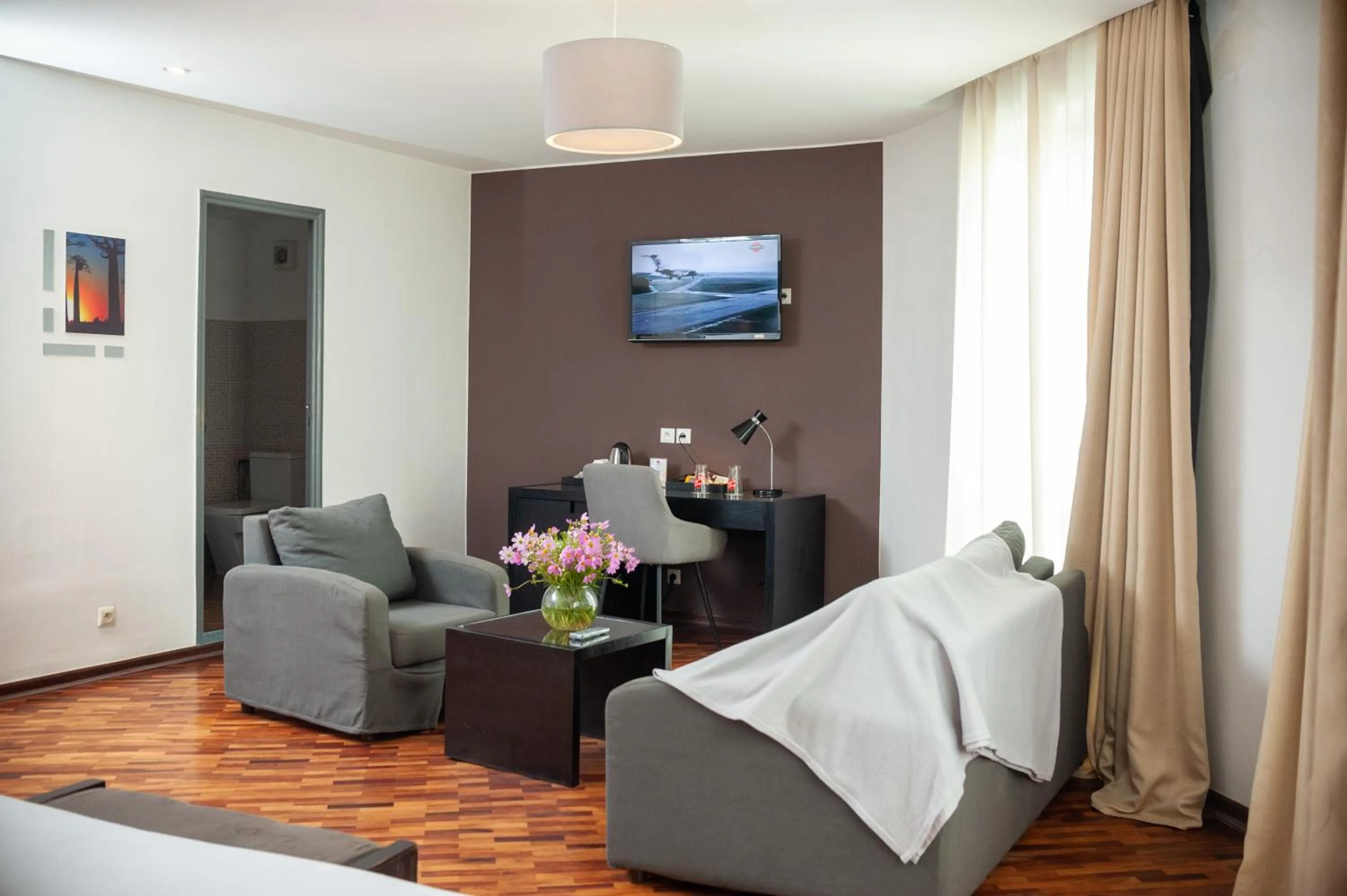 Living room in Le Grand Mellis Hôtel & Spa