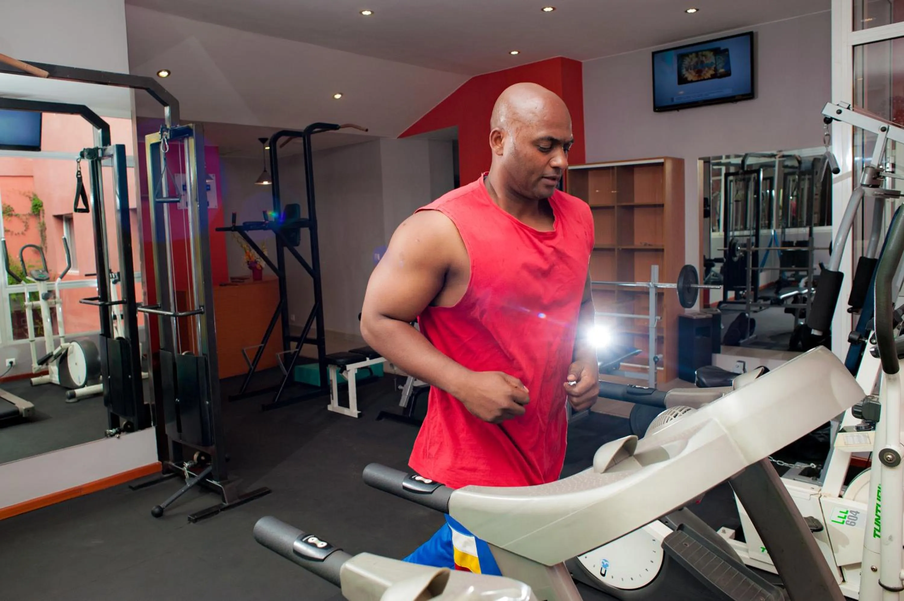 Fitness centre/facilities in Le Grand Mellis Hôtel & Spa