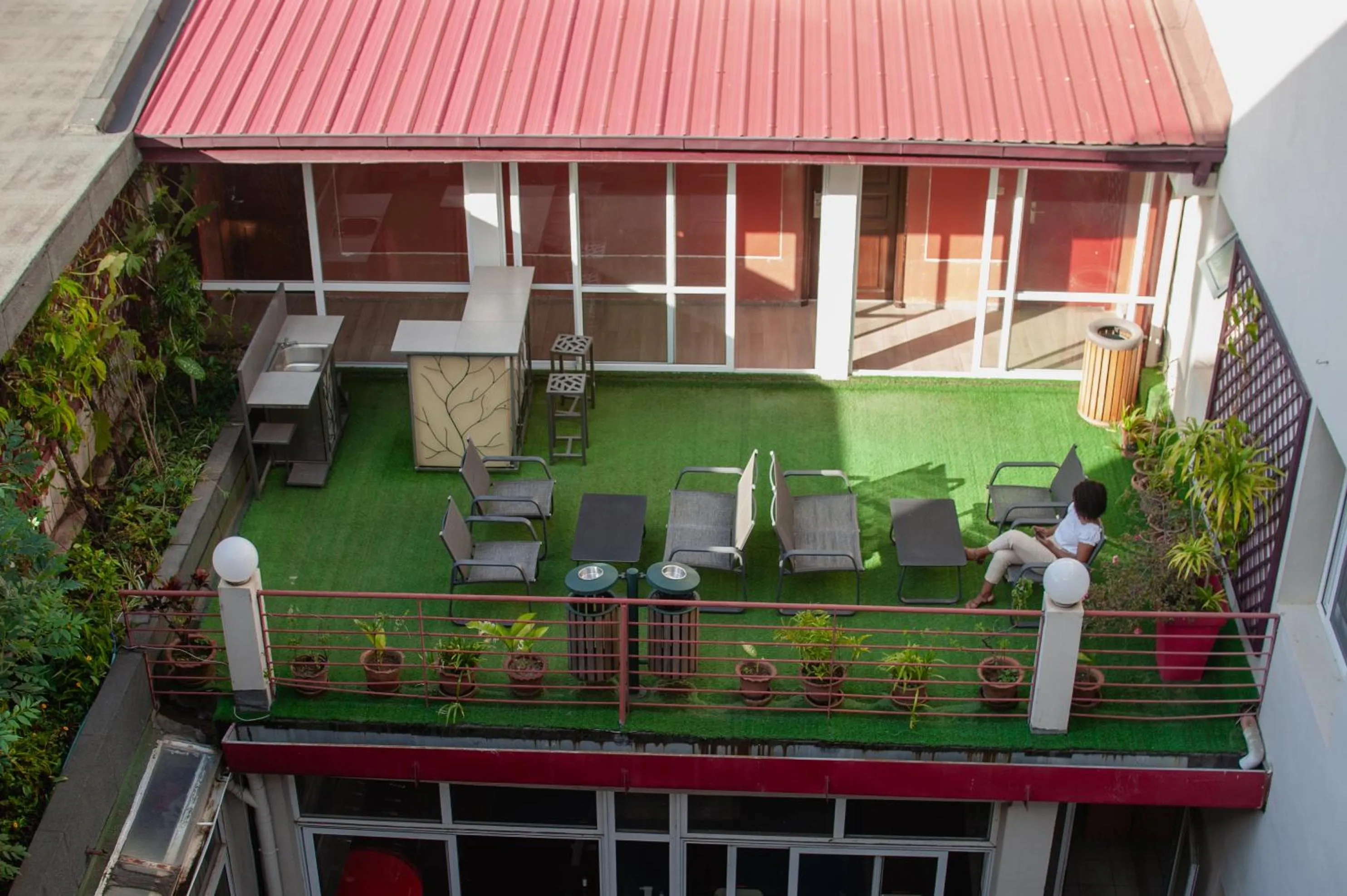 Garden in Le Grand Mellis Hôtel & Spa