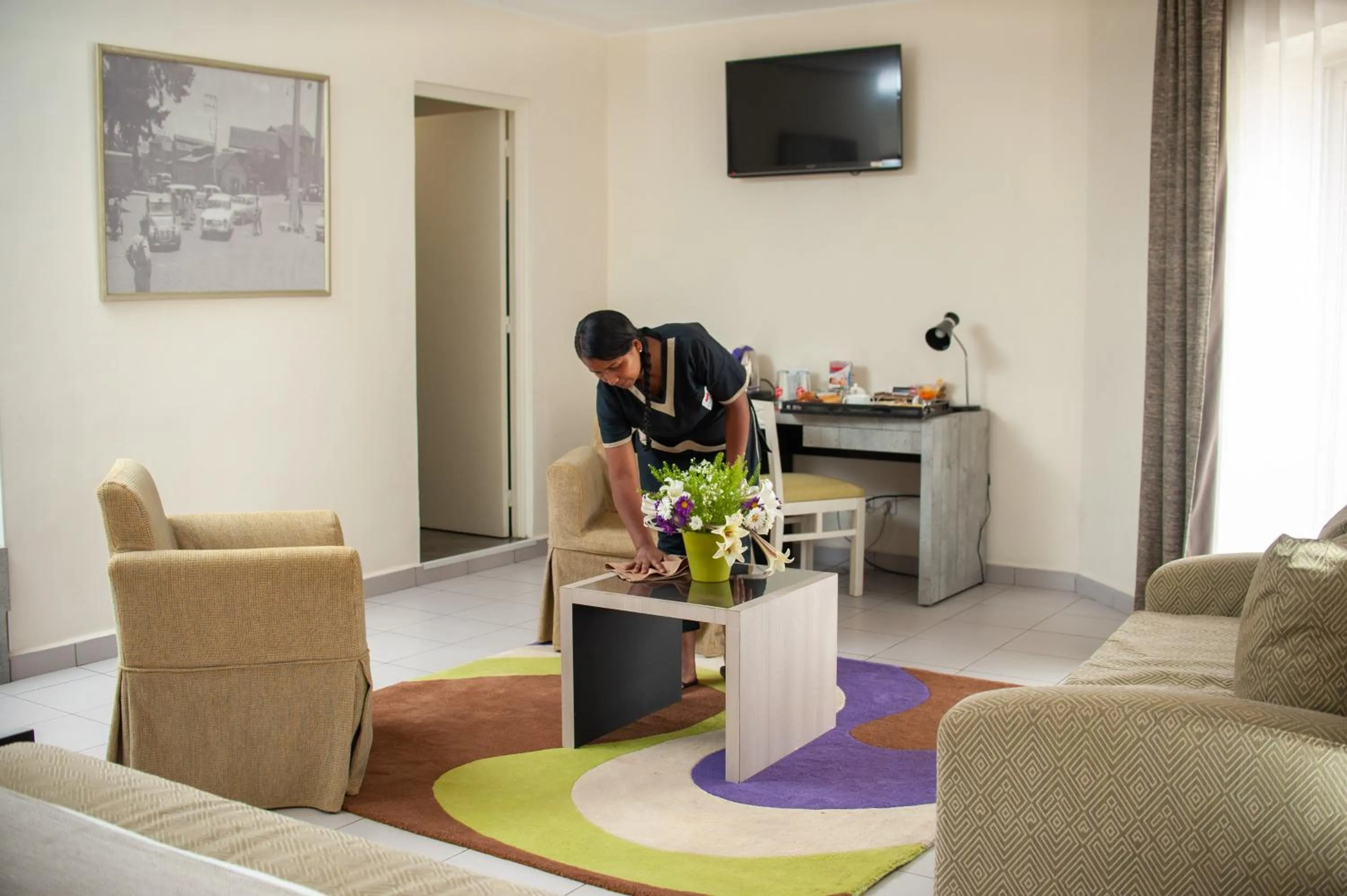 Living room in Le Grand Mellis Hôtel & Spa