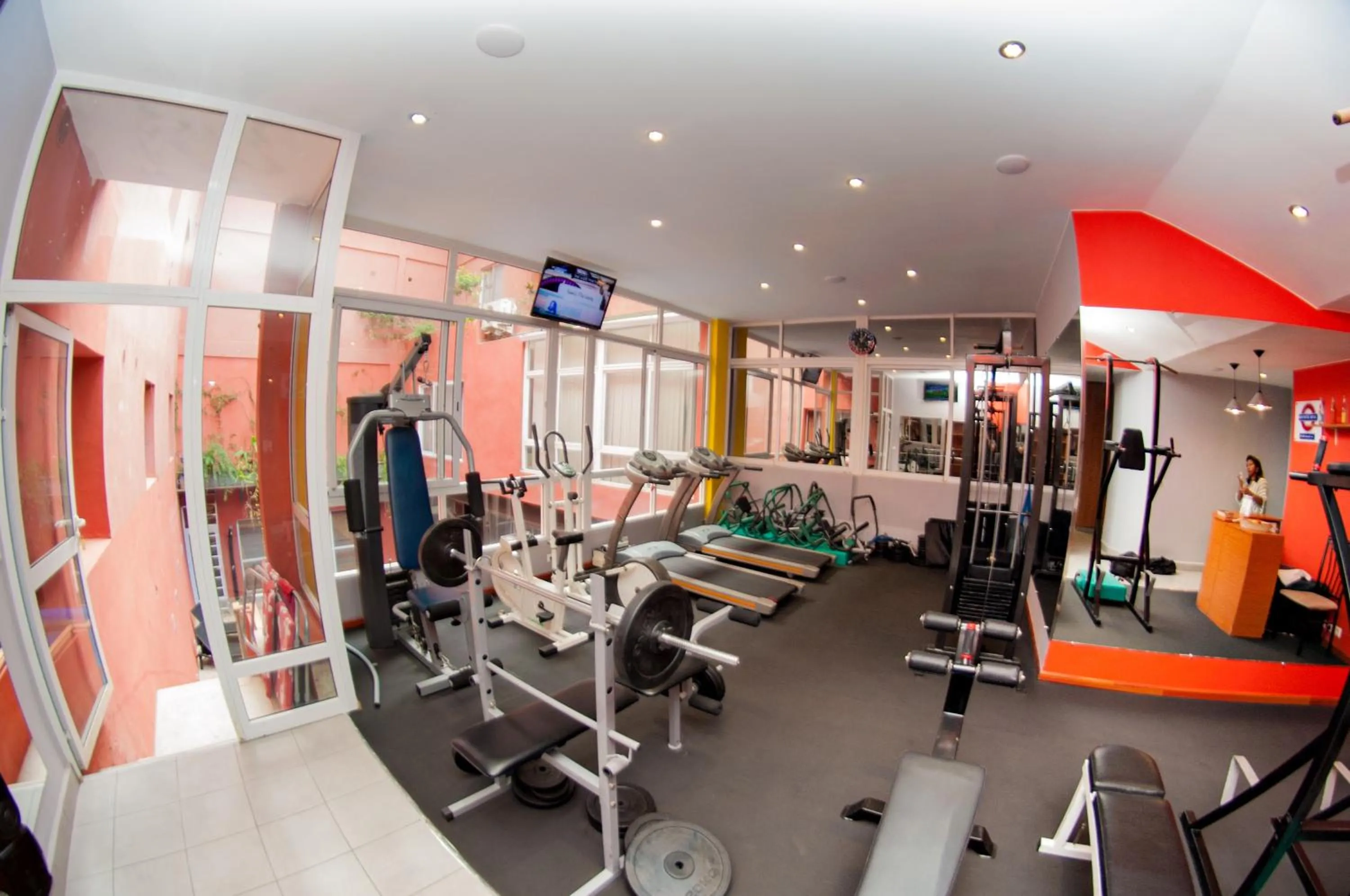 Fitness centre/facilities in Le Grand Mellis Hôtel & Spa