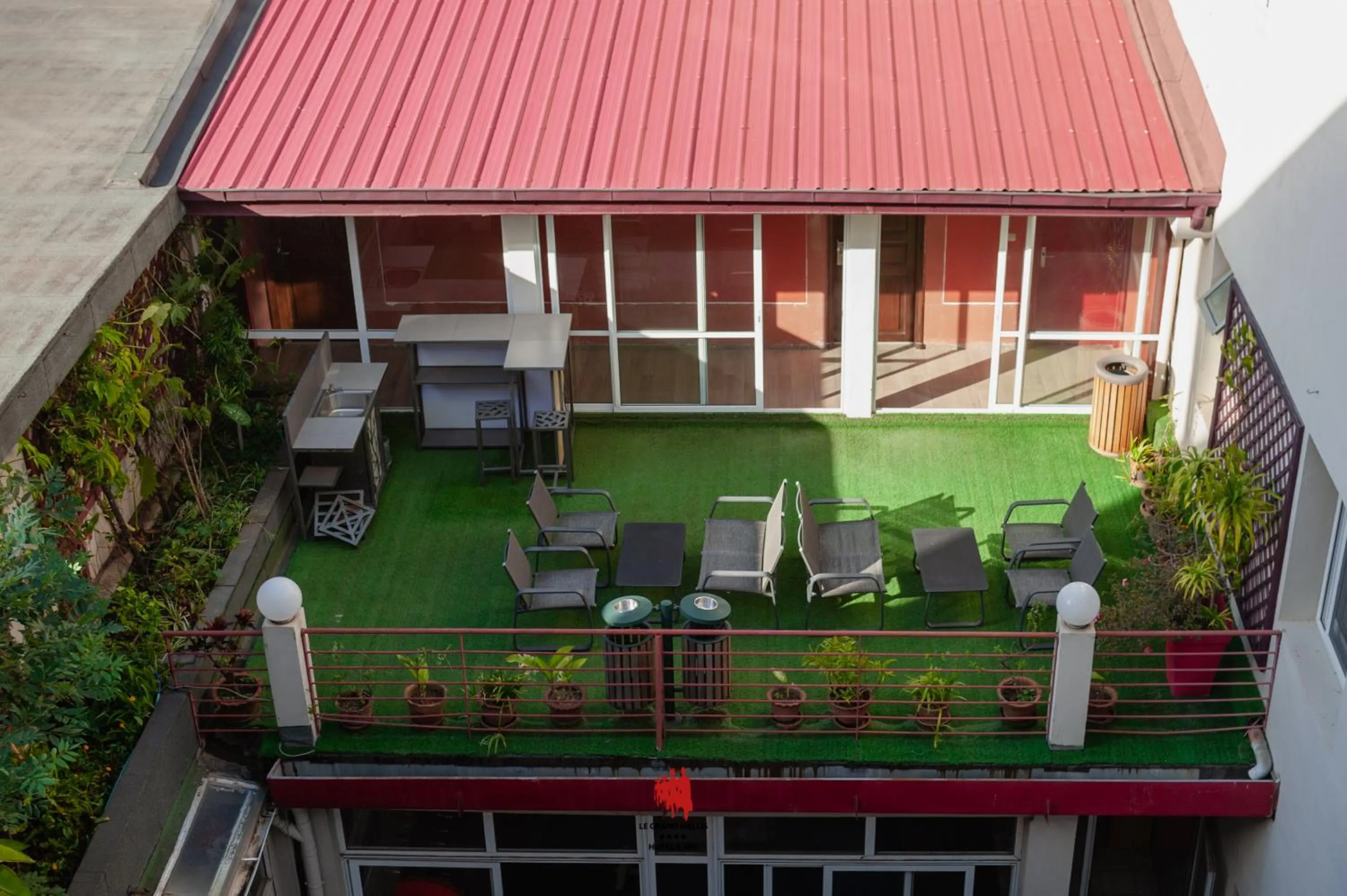 Balcony/Terrace in Le Grand Mellis Hôtel & Spa