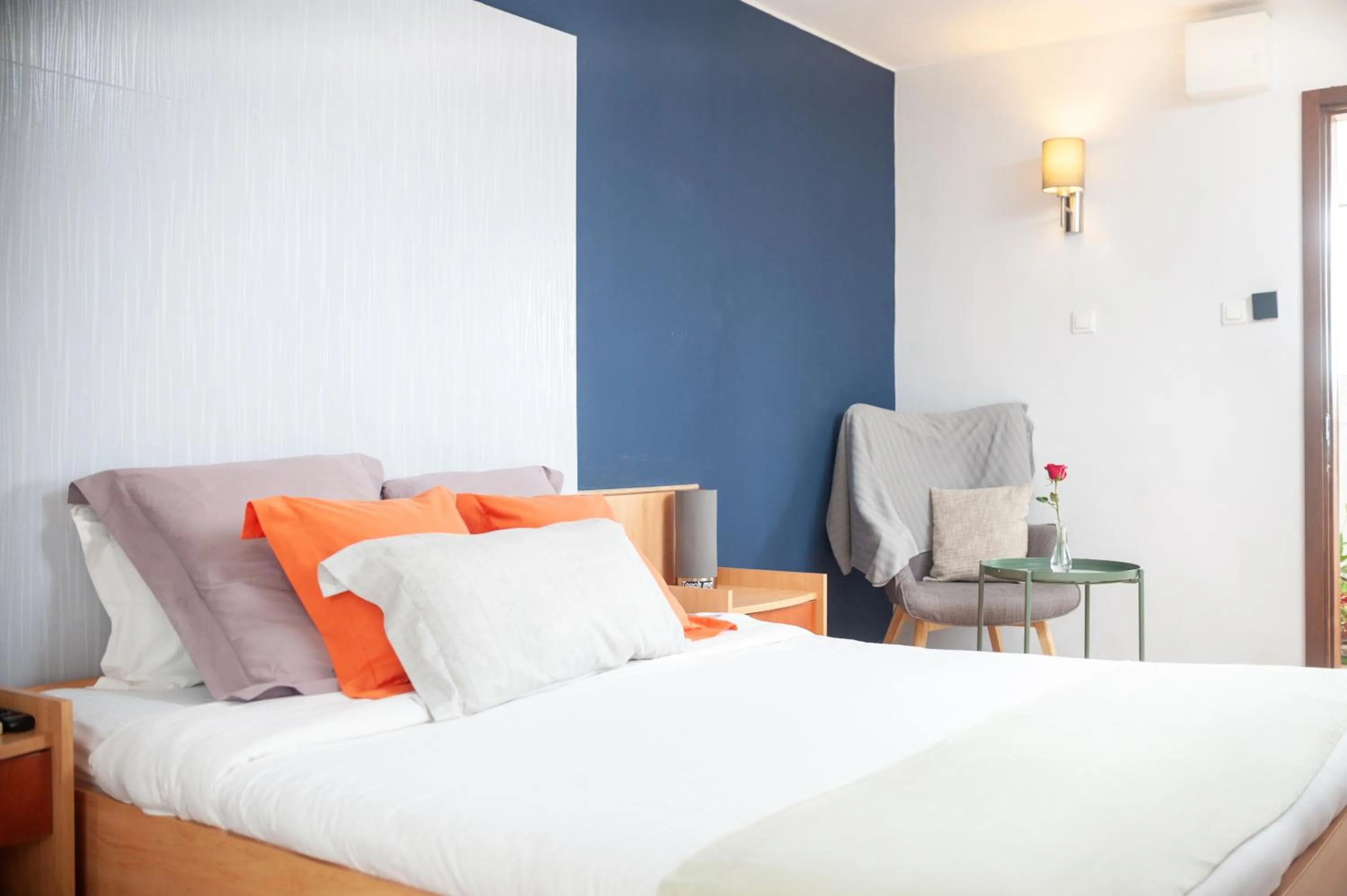 Bed in Le Grand Mellis Hôtel & Spa