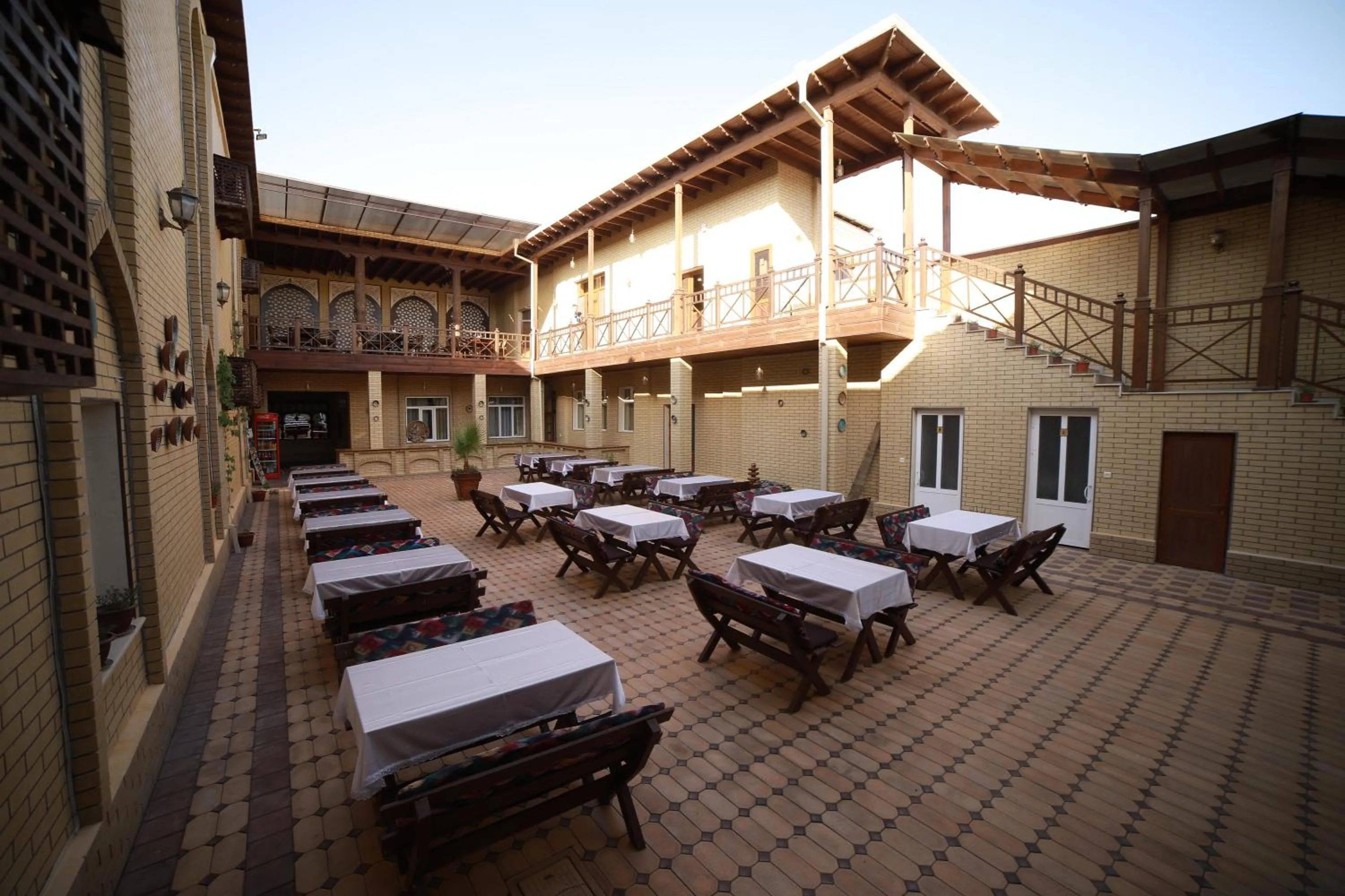Inner courtyard view in Arkanchi Hotel