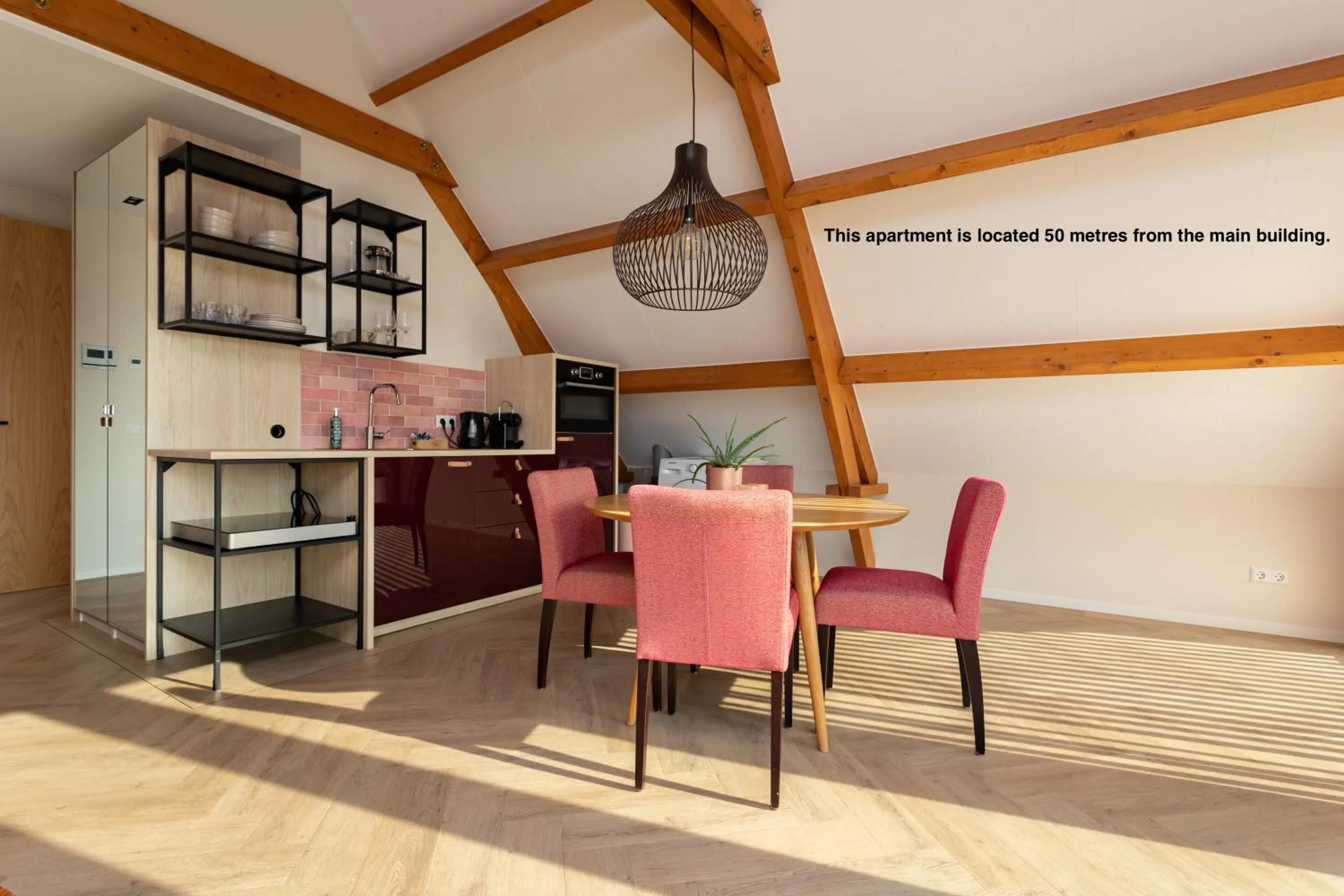 Kitchen or kitchenette in La Paulowna Boutique Hotel