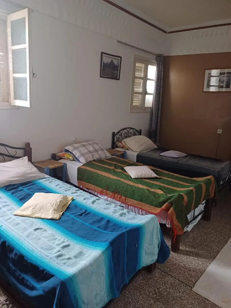 Bed in Chambres d'Hôtes les amis