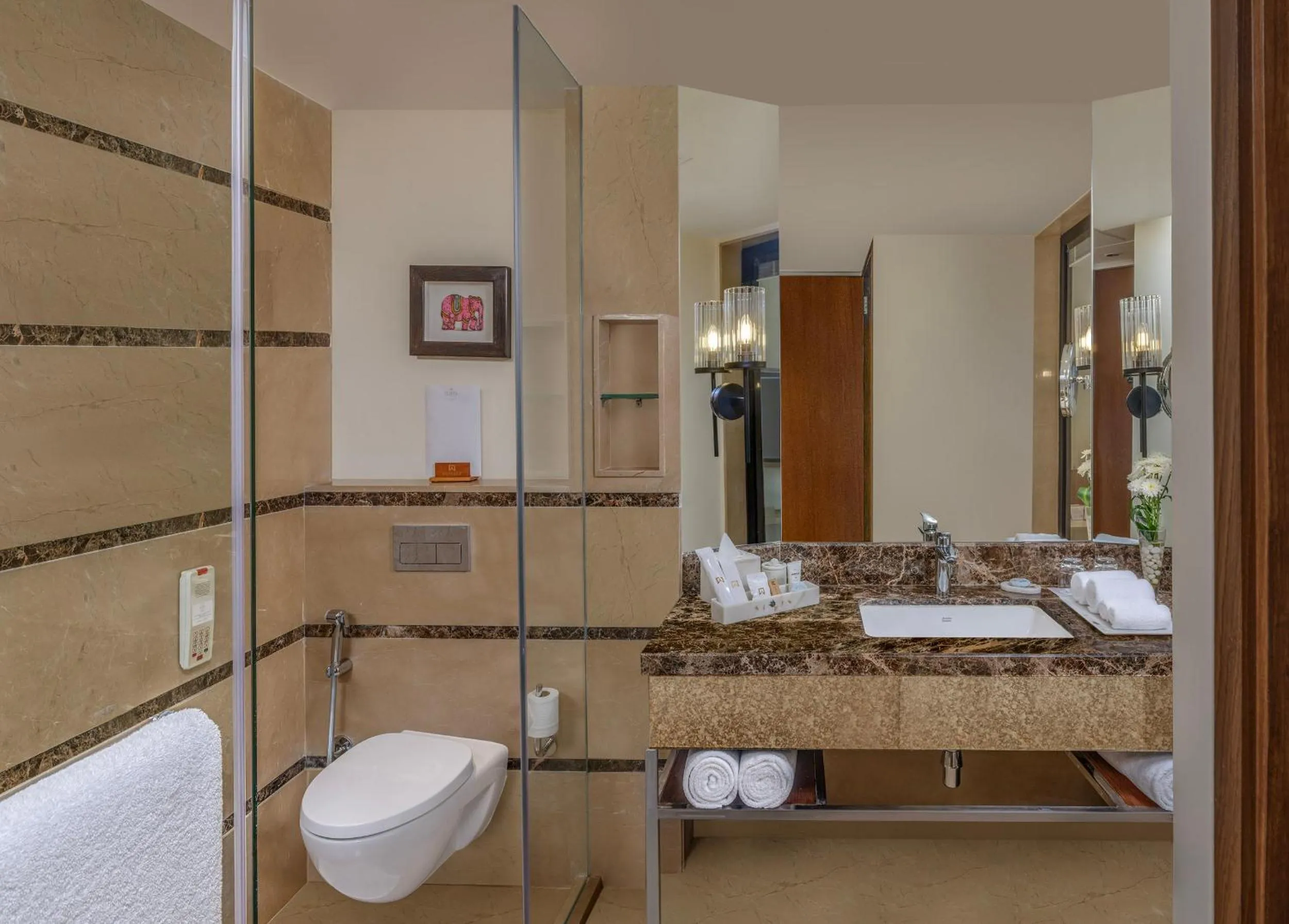 Bathroom in ITC Kakatiya, a Luxury Collection Hotel, Hyderabad