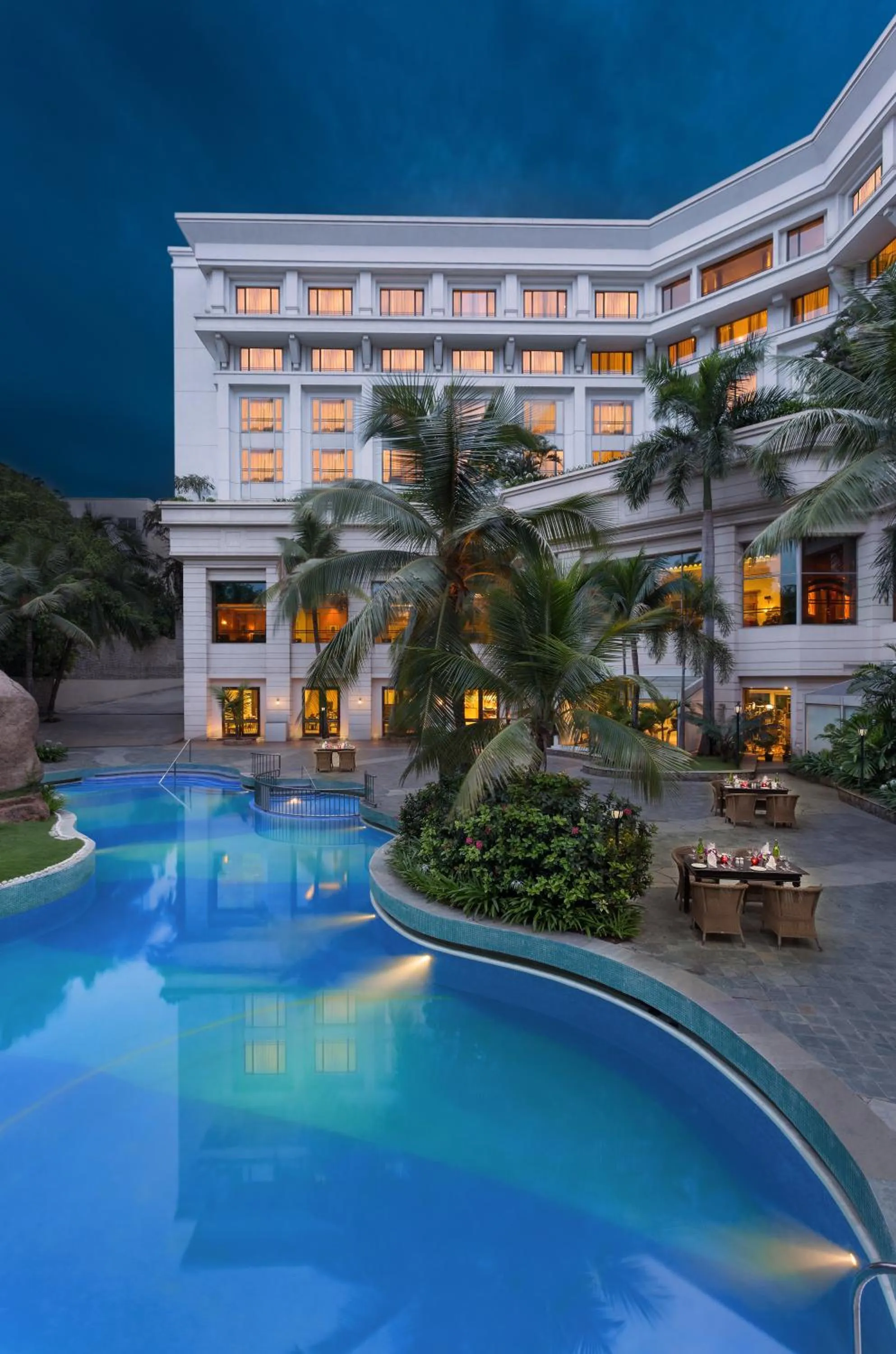 Pool view in ITC Kakatiya, a Luxury Collection Hotel, Hyderabad