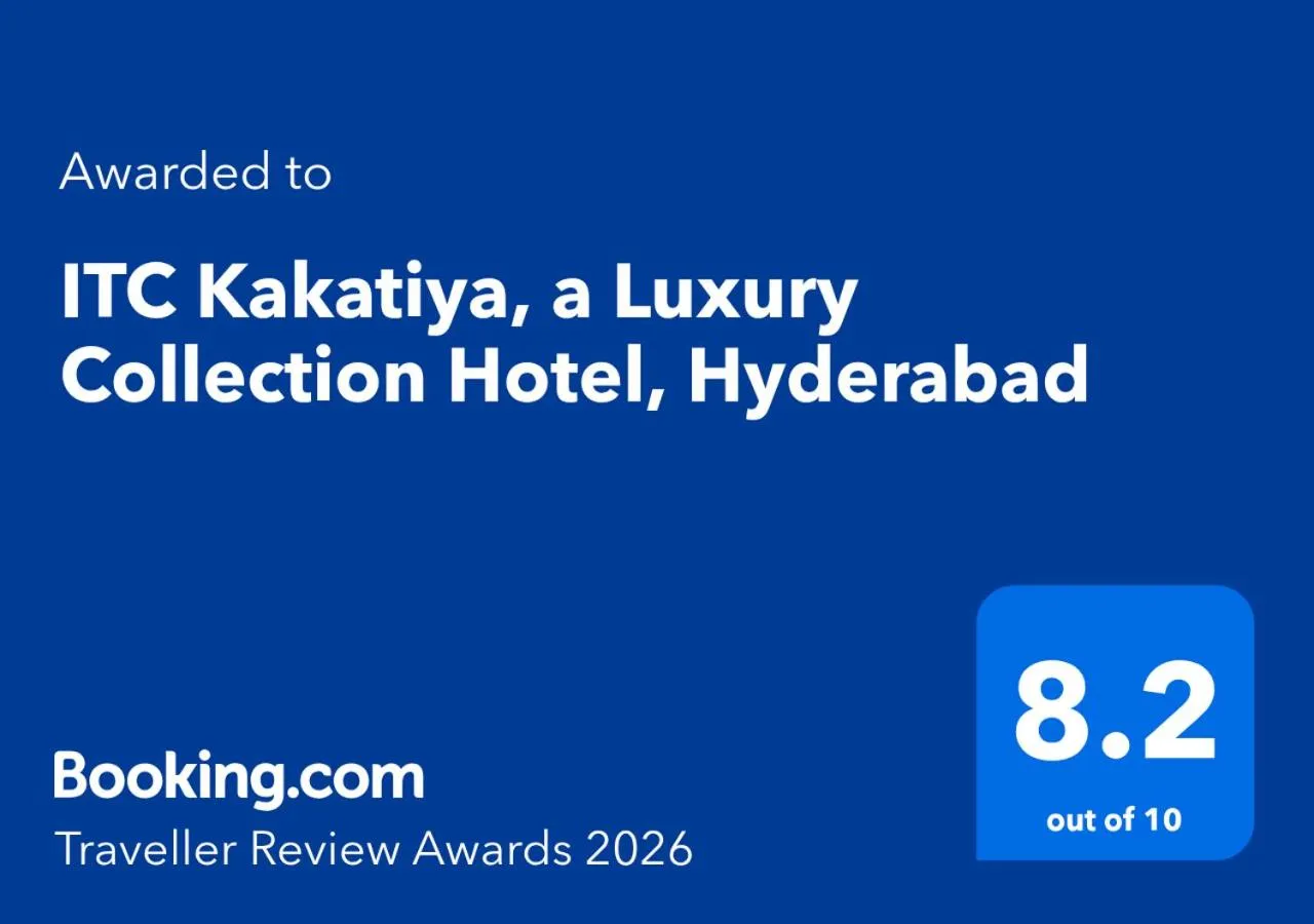 Certificate/Award in ITC Kakatiya, a Luxury Collection Hotel, Hyderabad