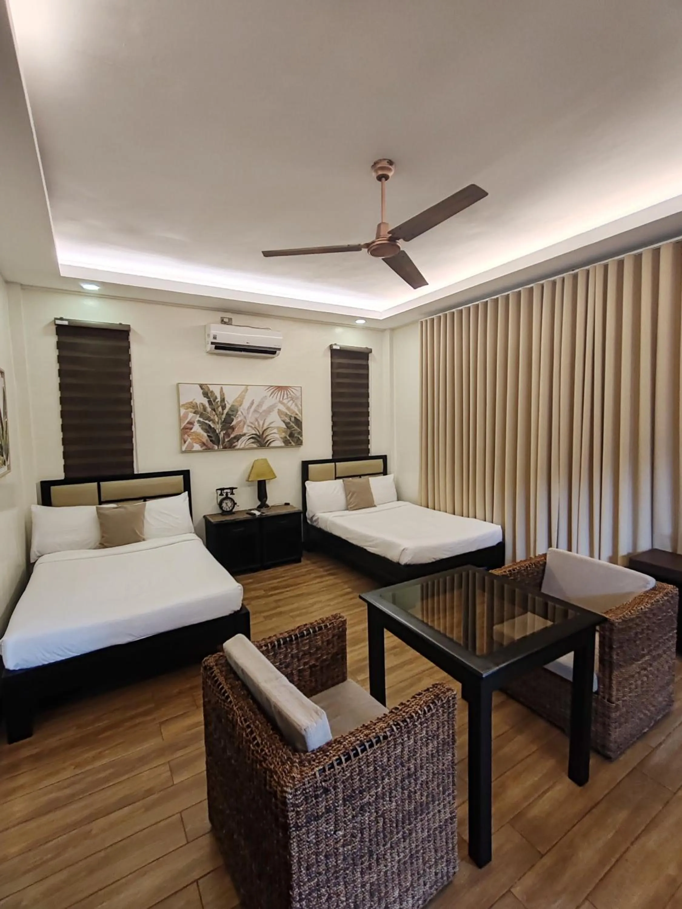 Bed in The Zen Villas Resort