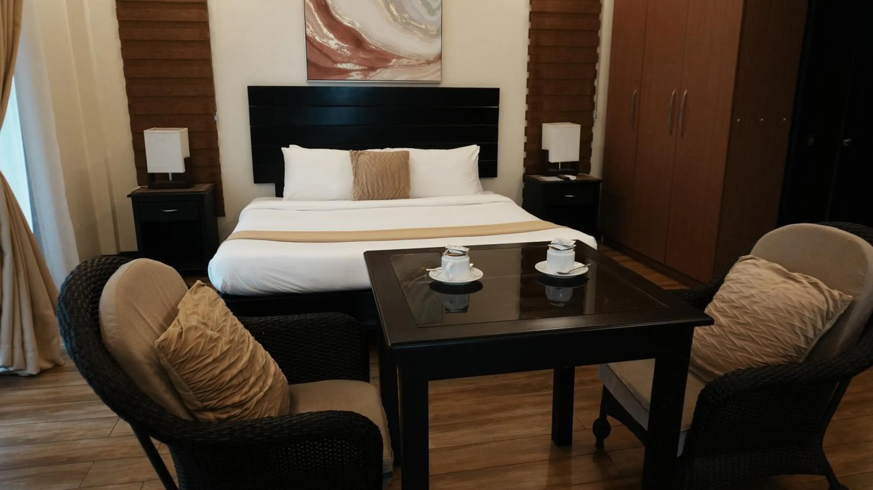 Bed in The Zen Villas Resort