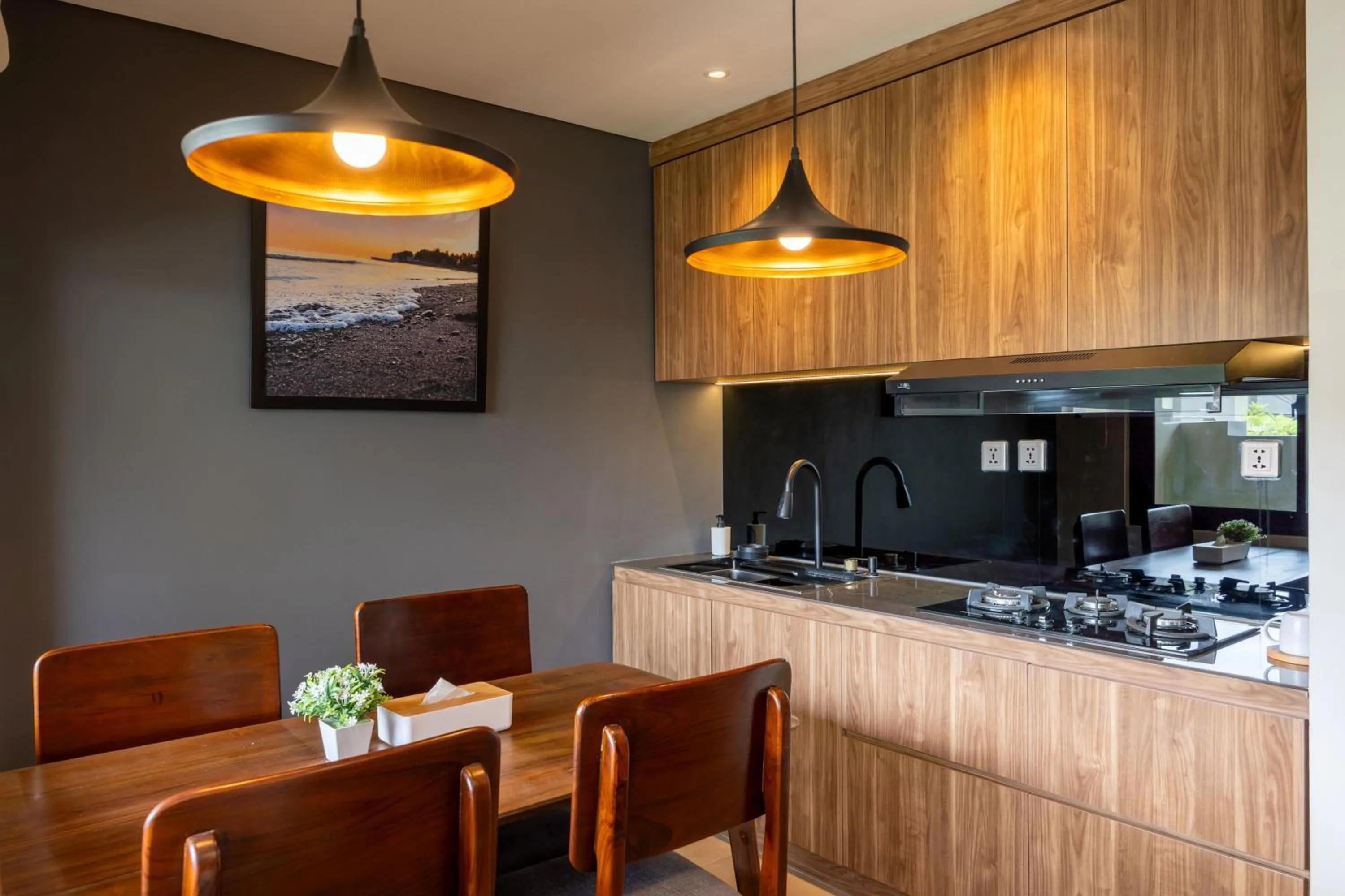 kitchen in Kana Suites Jimbaran By Fays Hospitality