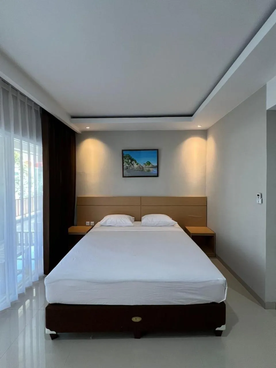 Bed in Hotel Century Pangandaran