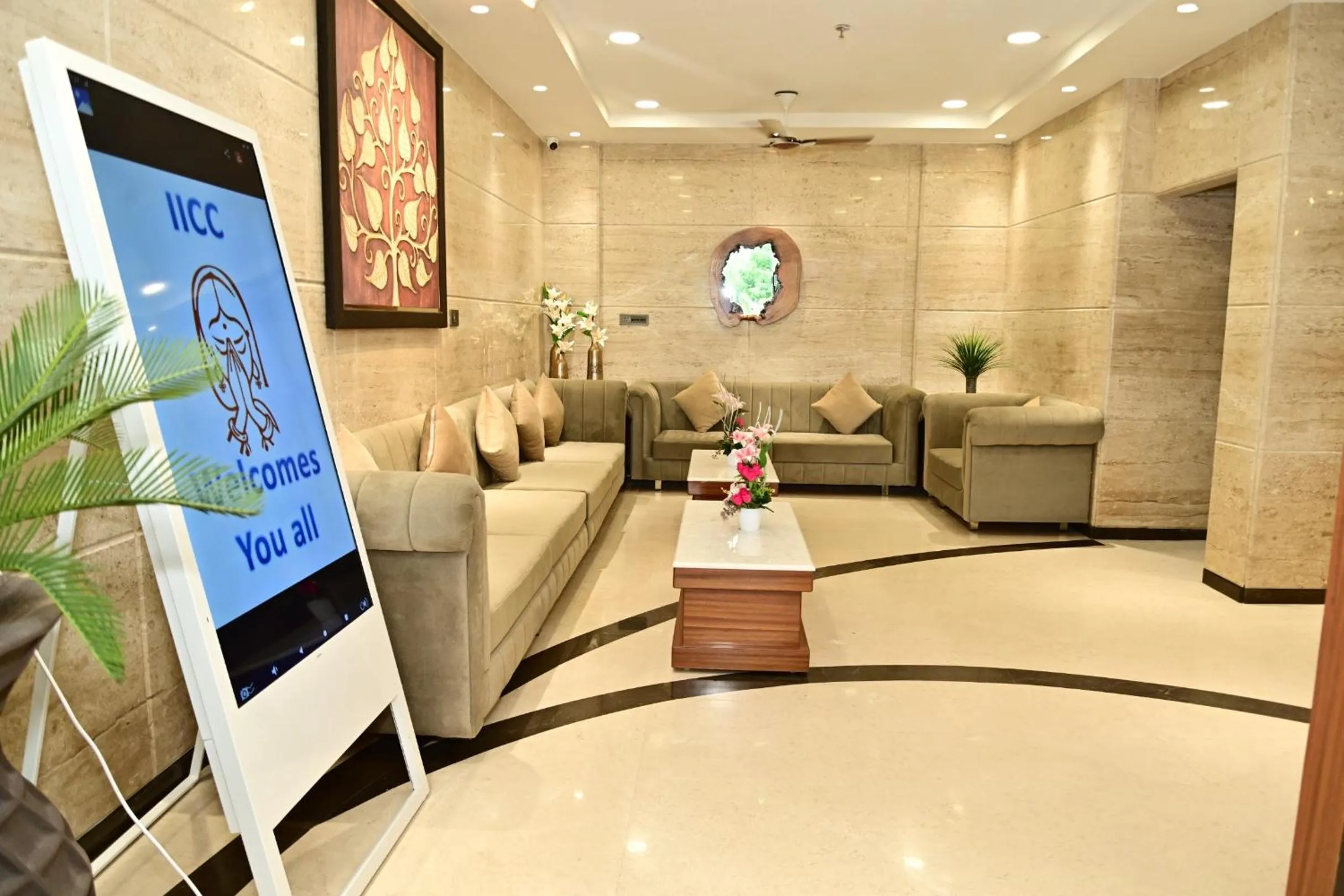 Seating area in Indore International Convention Center