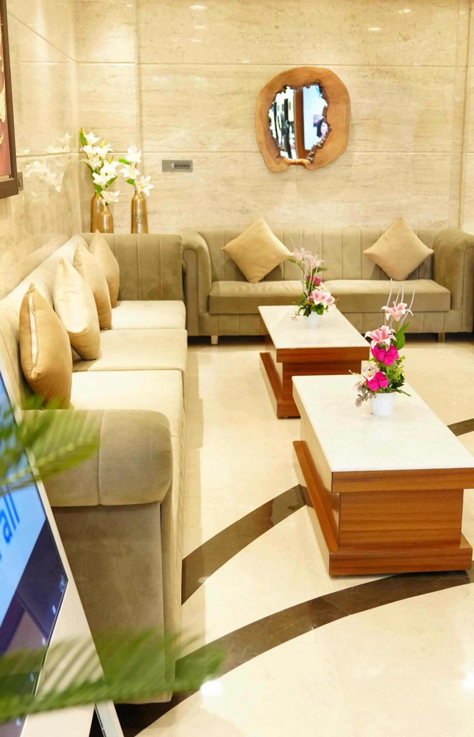 Seating area in Indore International Convention Center