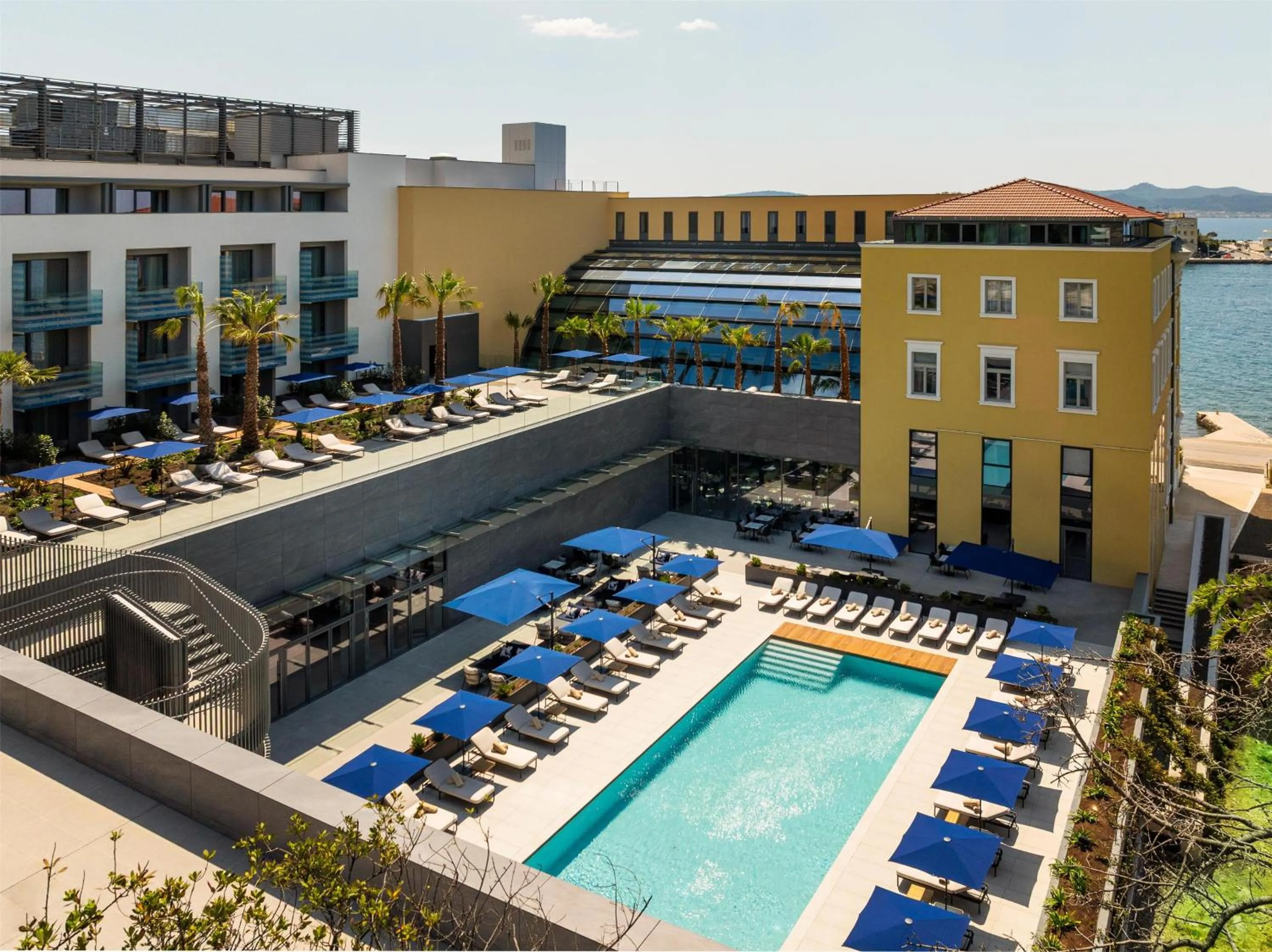 Swimming pool in Hyatt Regency Zadar