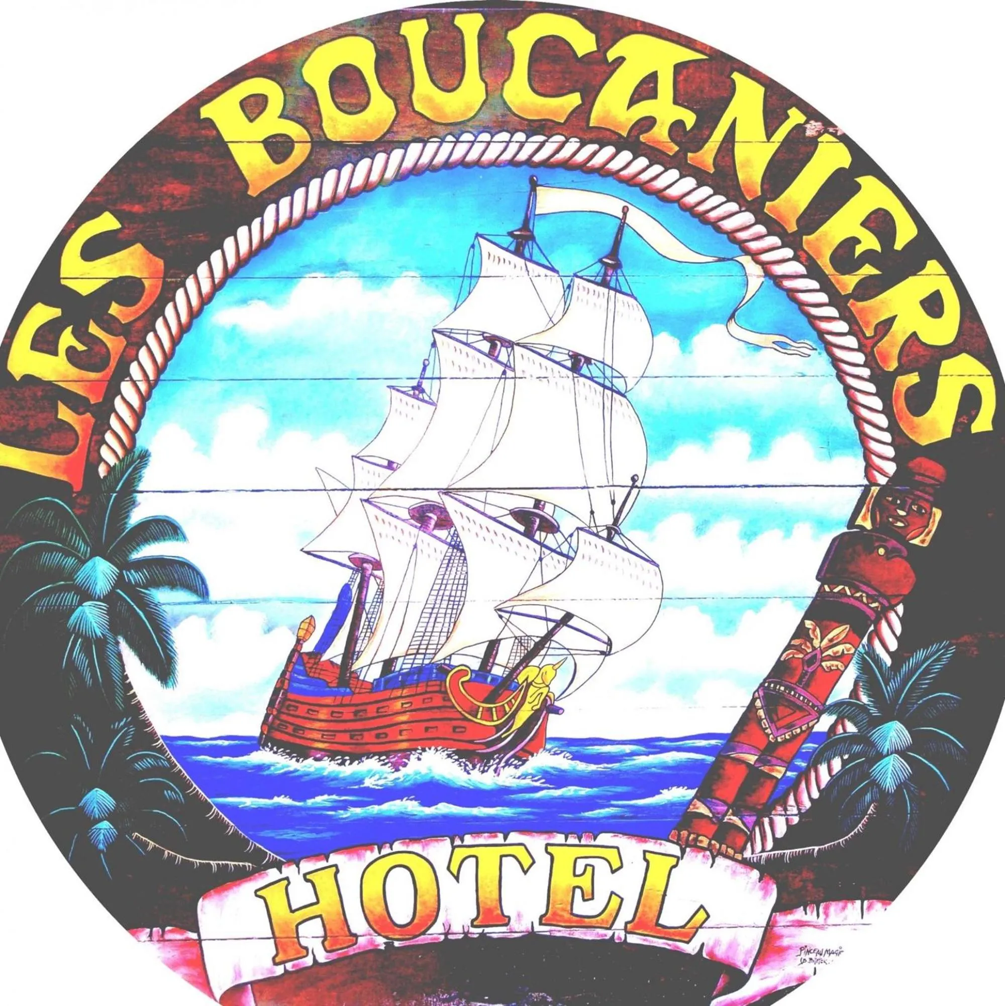 Property logo or sign in Hotel Les Boucaniers