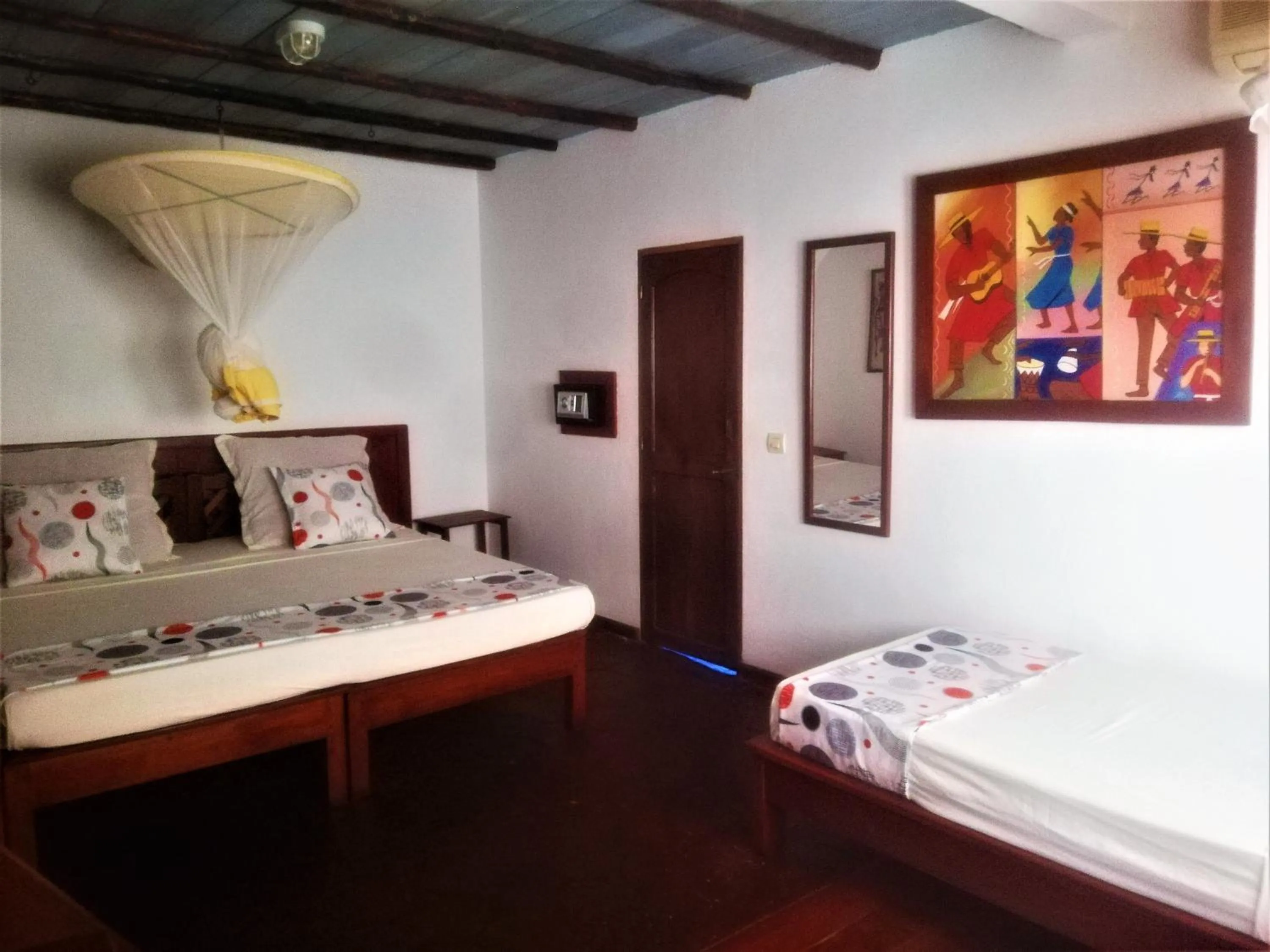 Bed in Hotel Les Boucaniers