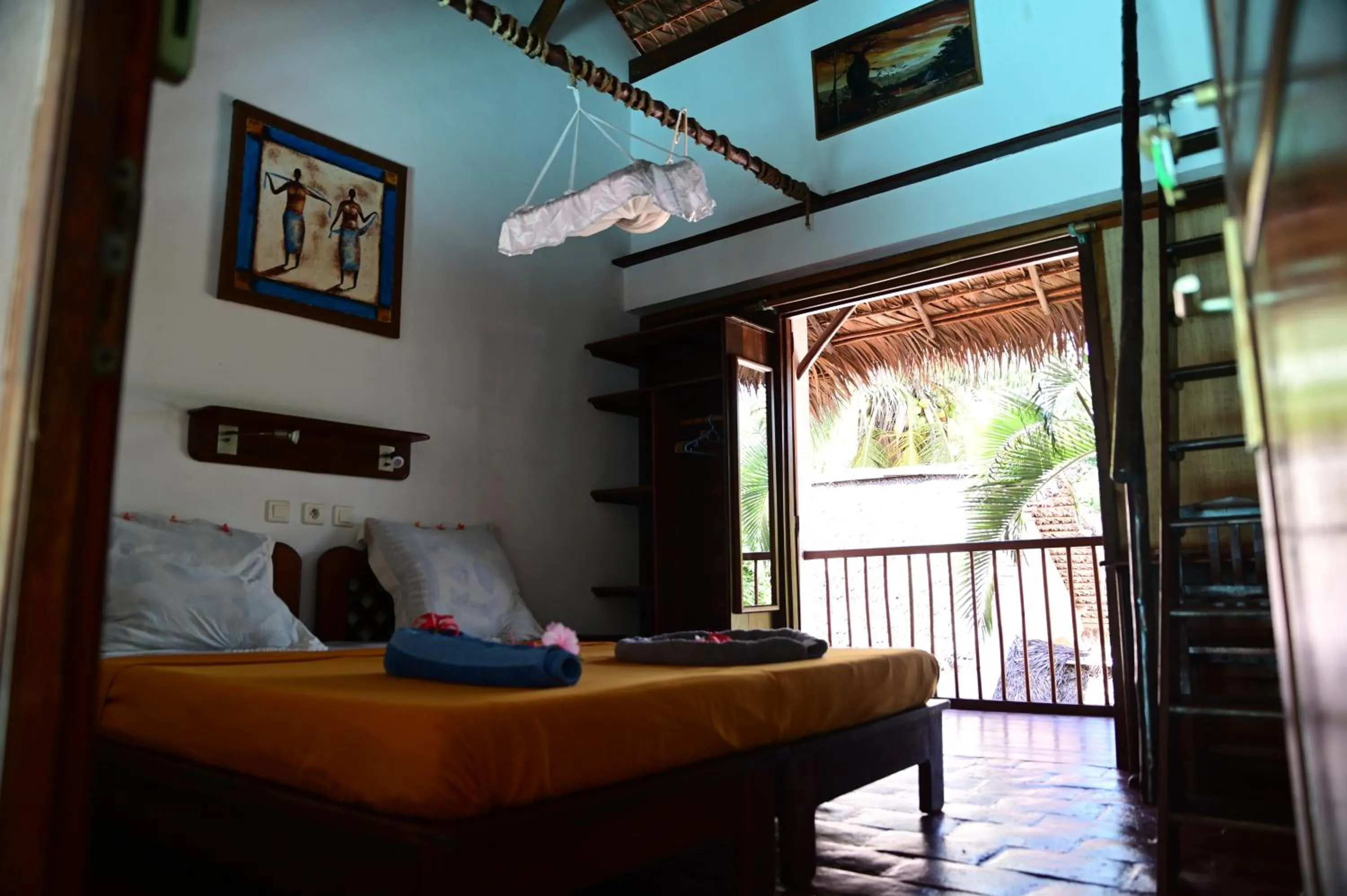 Bedroom, Bed in Hotel Les Boucaniers