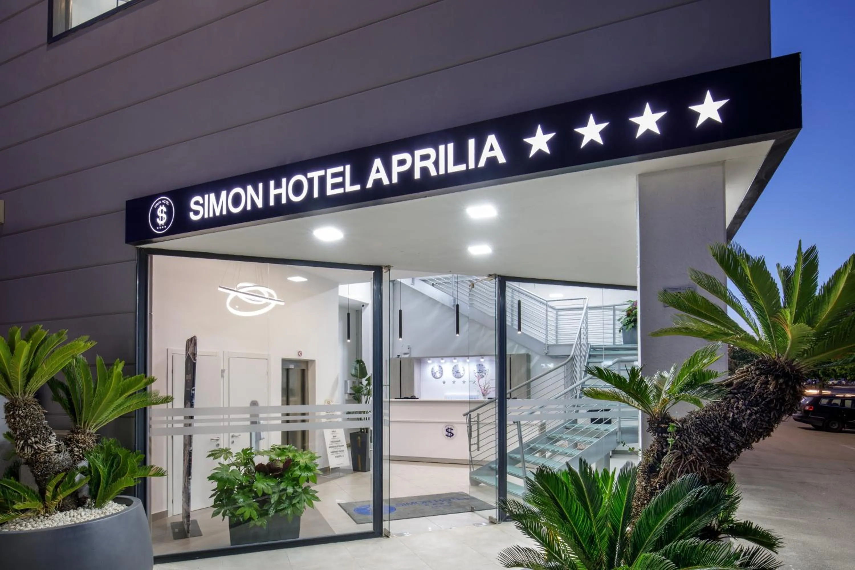 Property building in Simon Hotel Aprilia