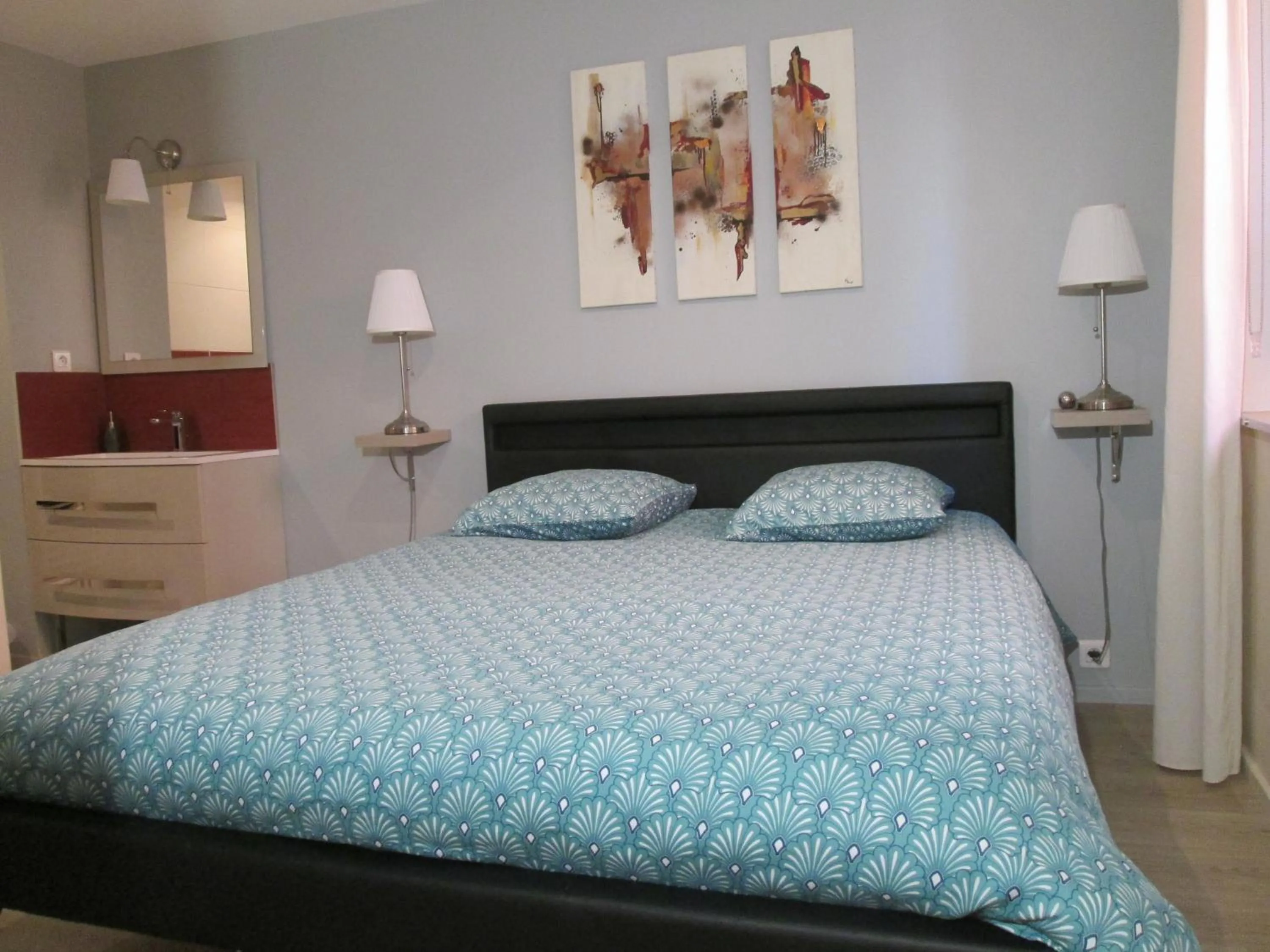 Bed in Residence du Parc