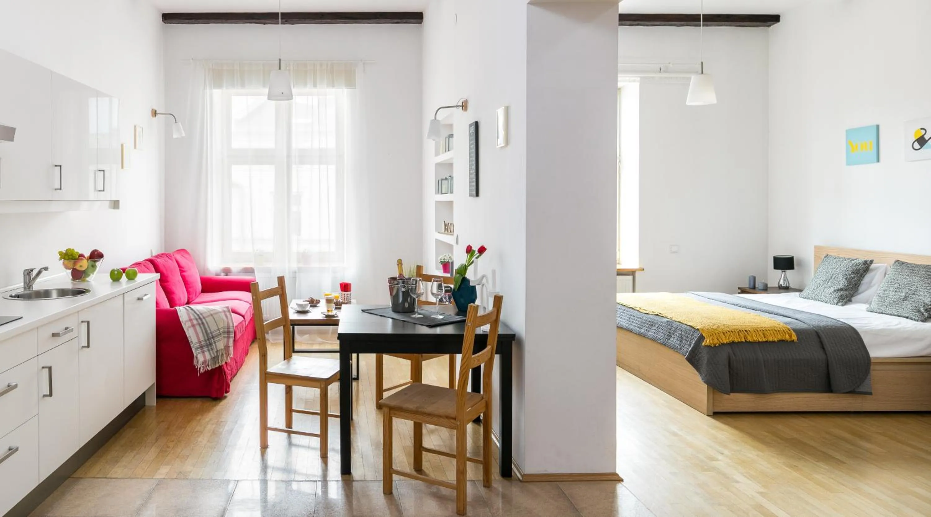 Bed in 7 Koron - Exclusive Apartments