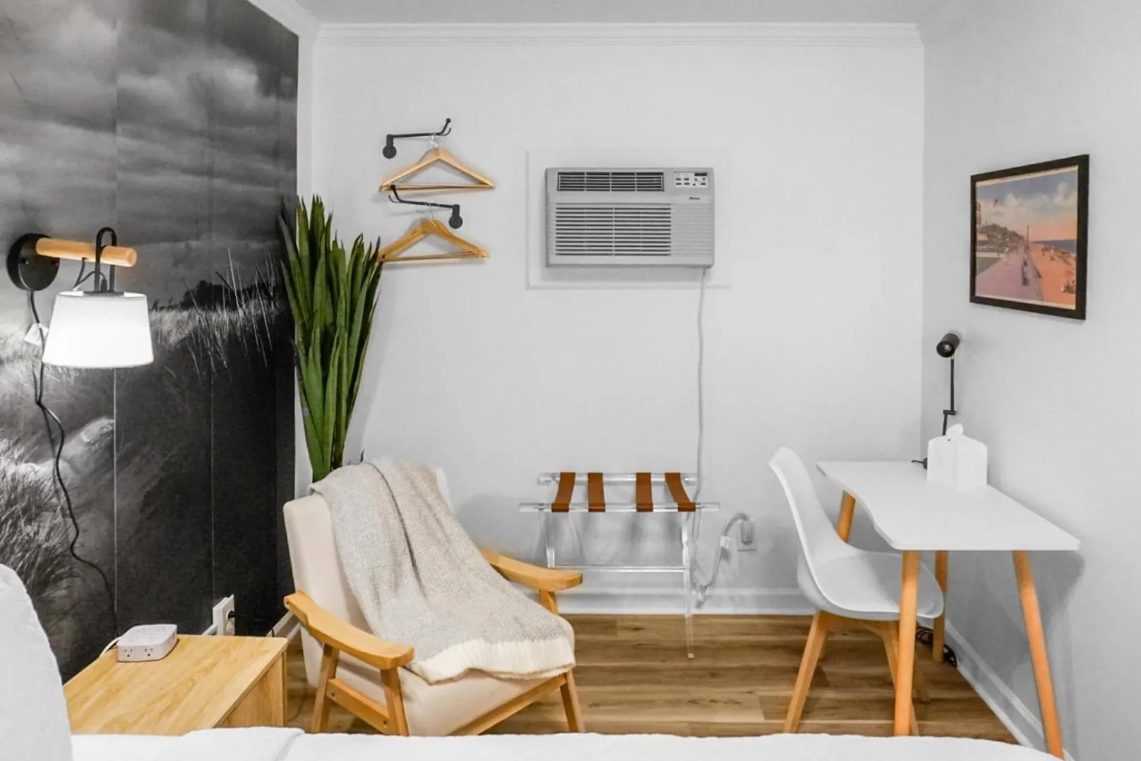 Seating area in The Boardwalk Inn