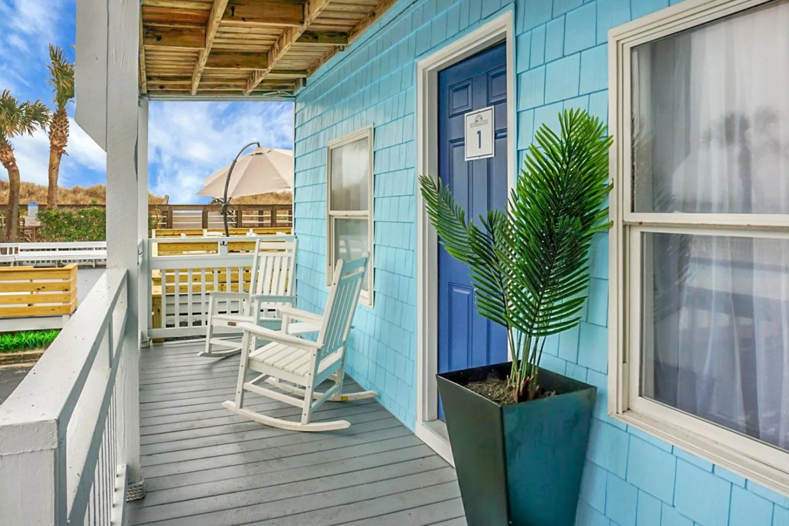 Balcony/Terrace in The Boardwalk Inn