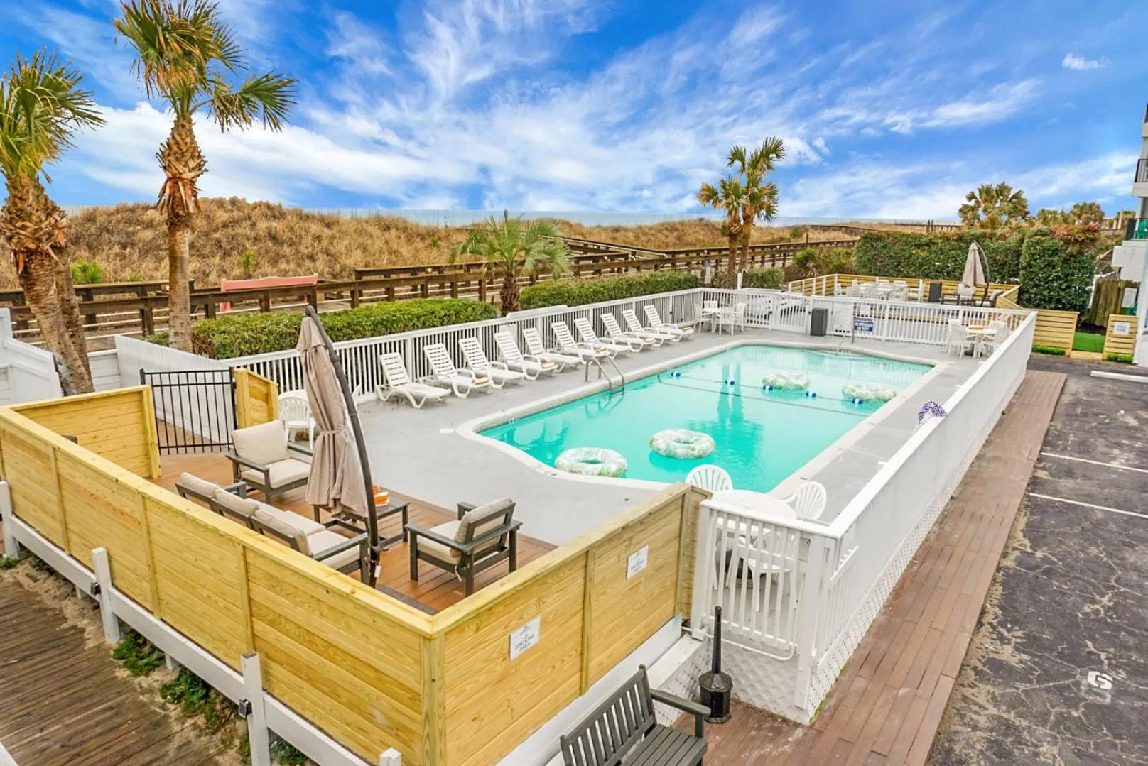 Balcony/Terrace in The Boardwalk Inn