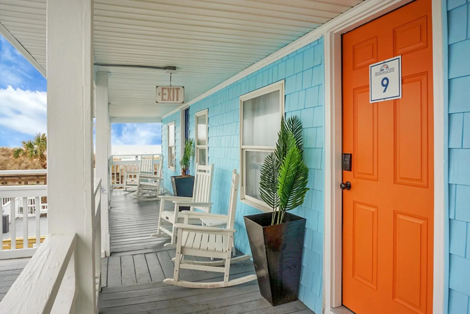 Balcony/Terrace in The Boardwalk Inn