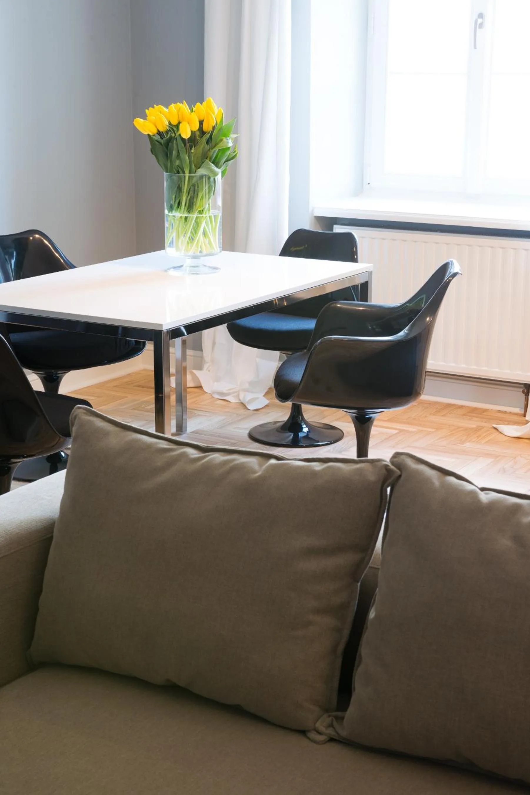 Dining area in Apartments Rynek Glowny