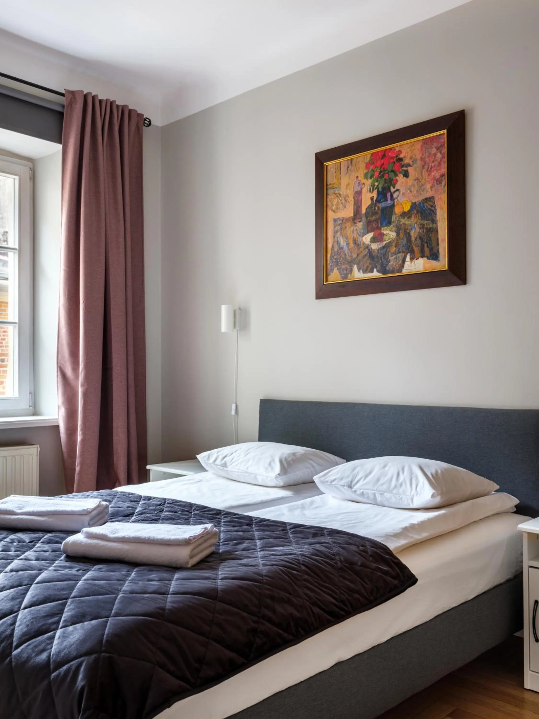 Bedroom, Bed in Apartments Rynek Glowny