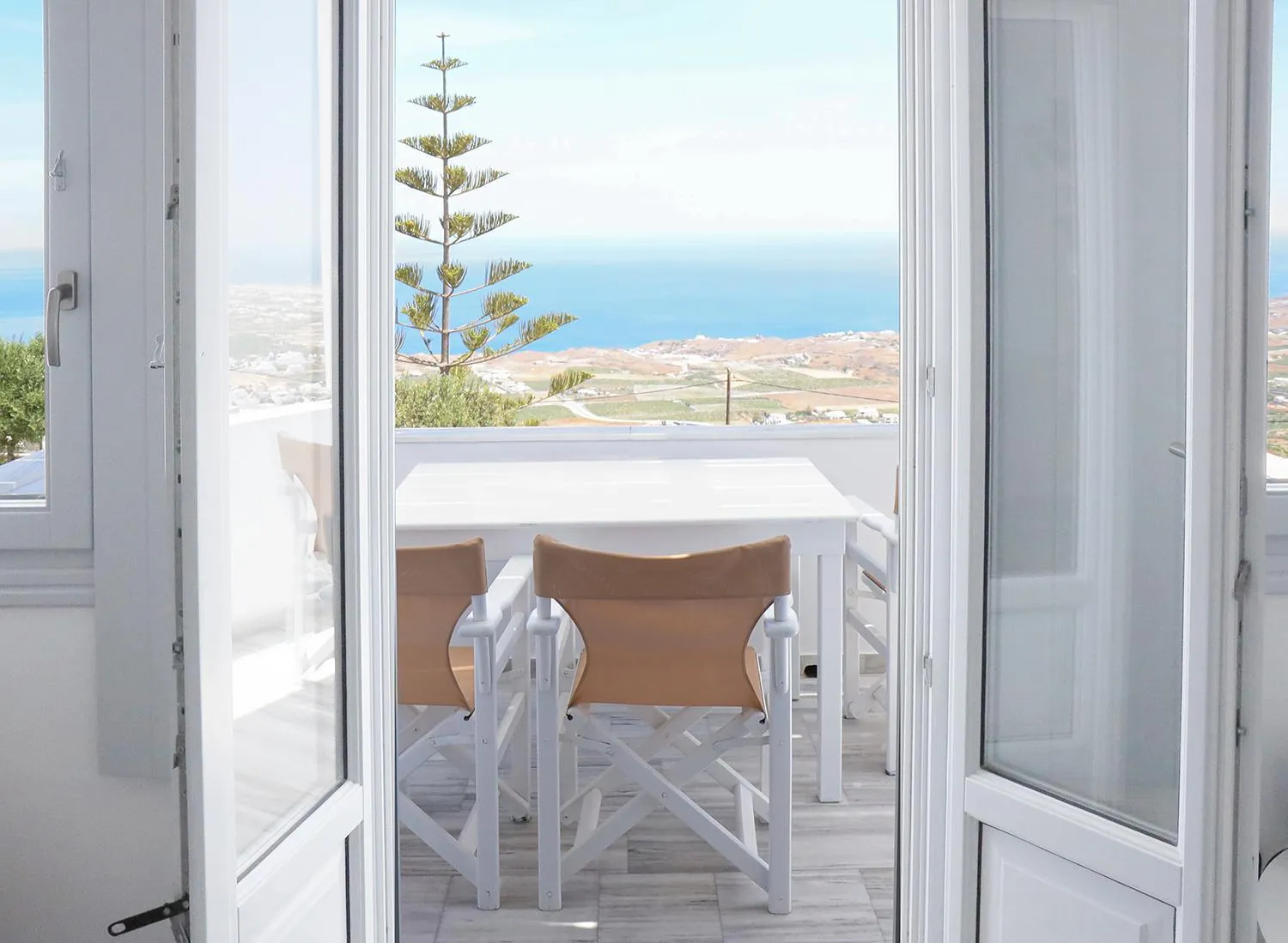 Balcony/Terrace in Phaos Santorini Suites