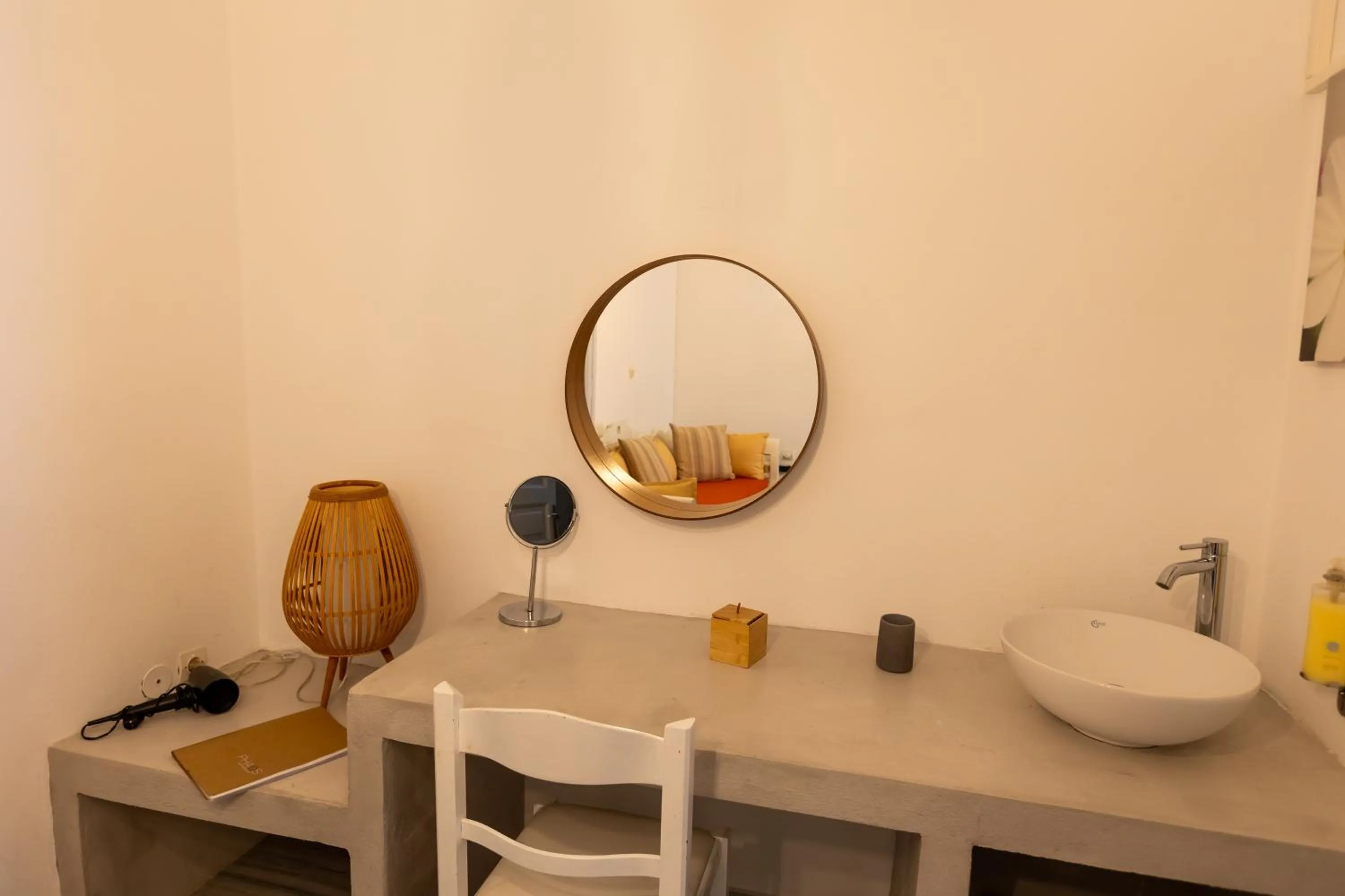 Living room in Phaos Santorini Suites