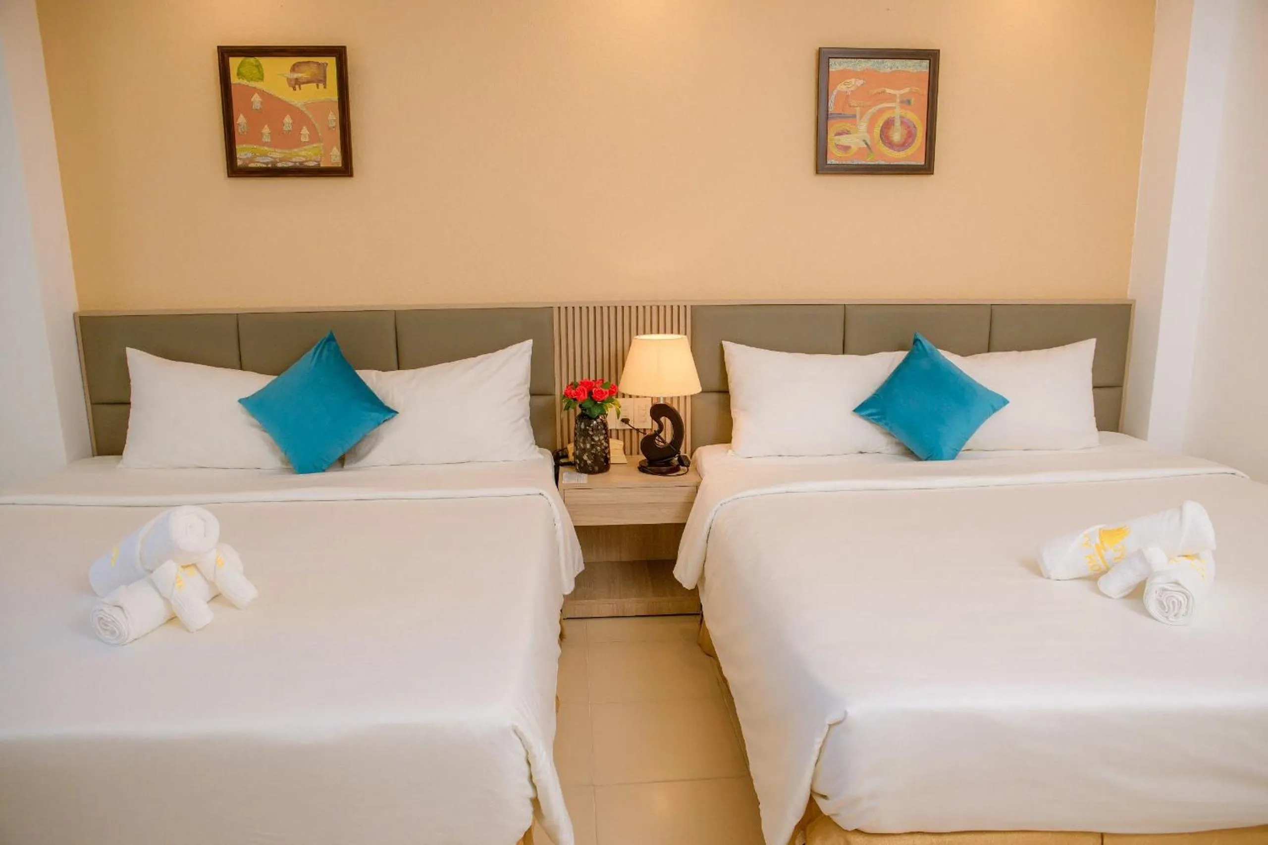 Bed in Lanxy Hotel Nha Trang