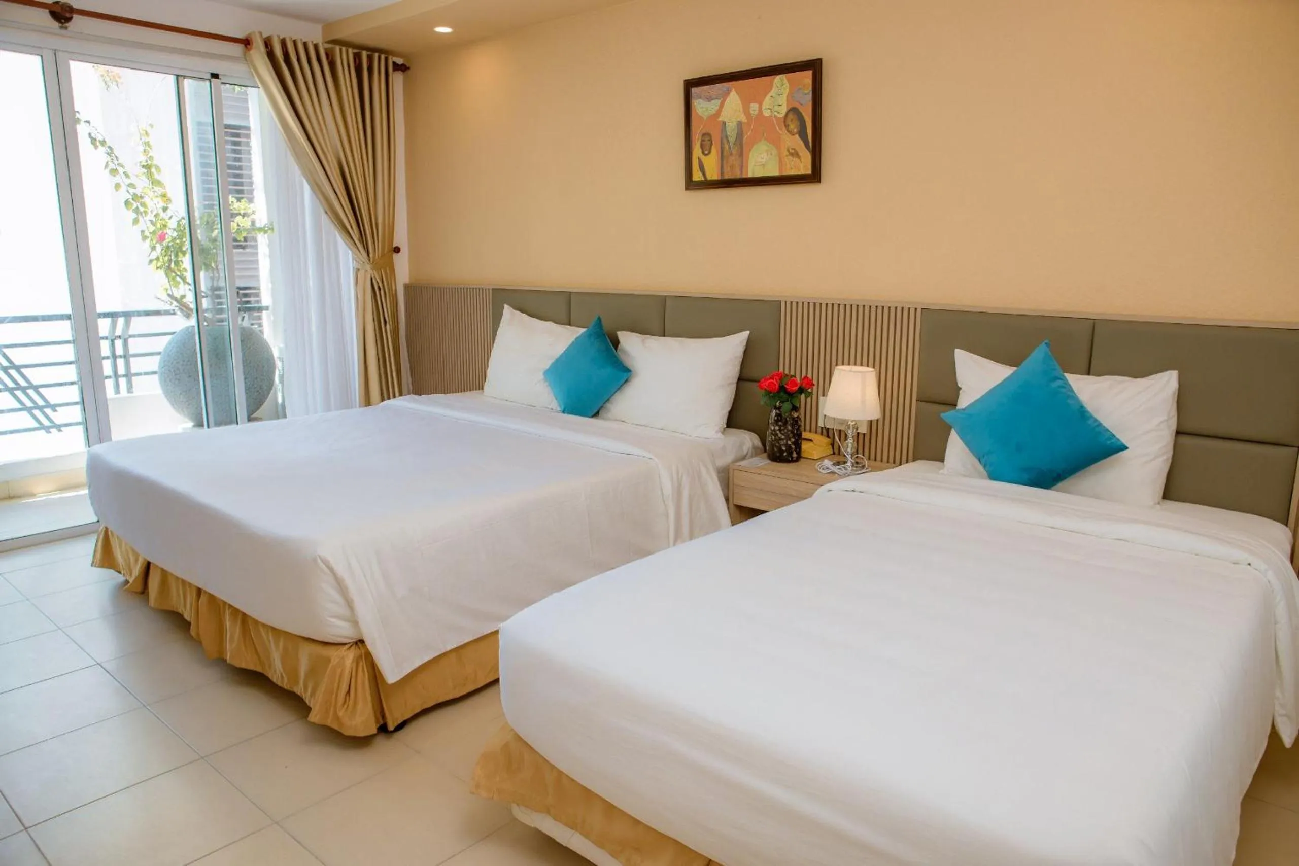 Photo of the whole room, Bed in Lanxy Hotel Nha Trang