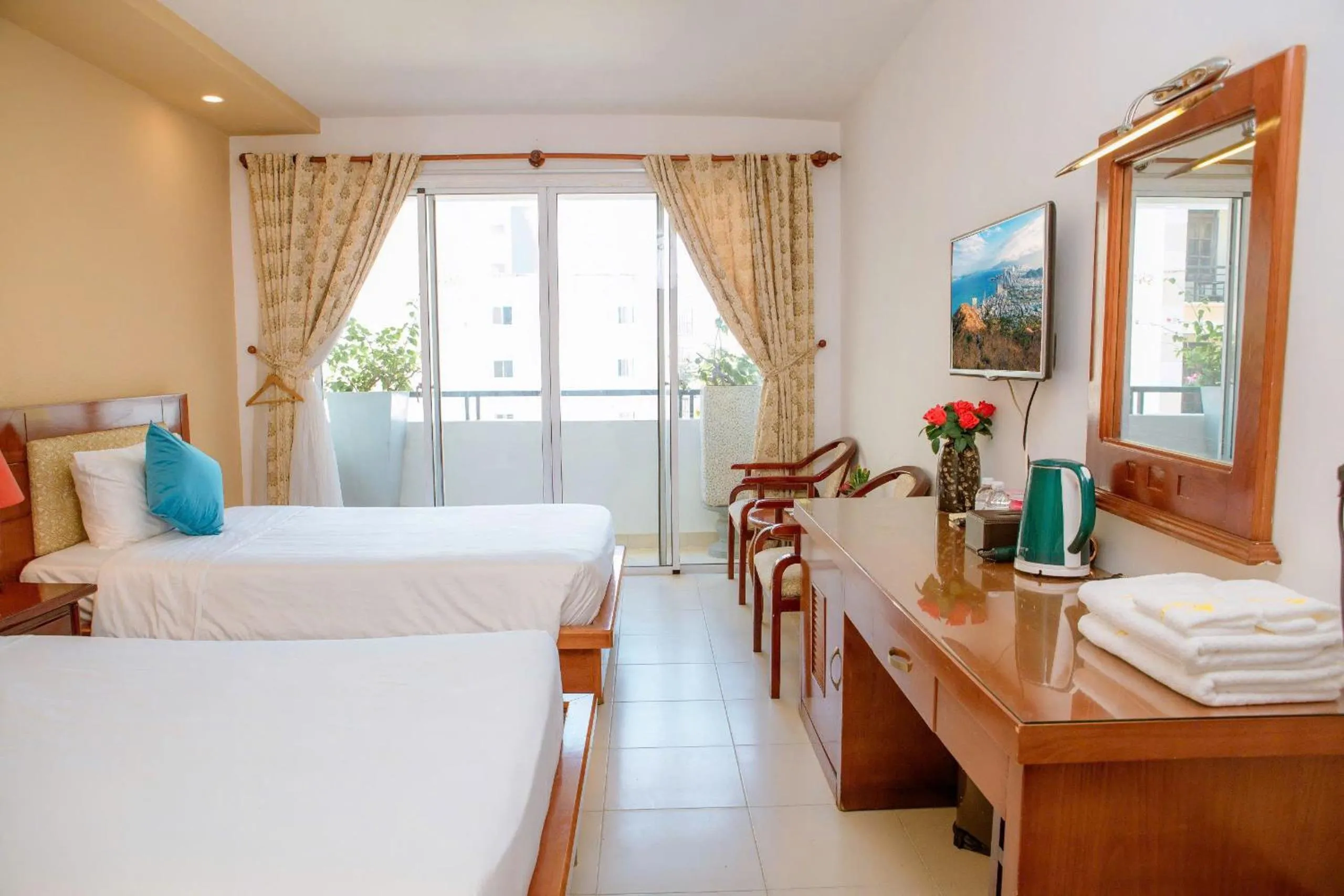 Photo of the whole room, Bed in Lanxy Hotel Nha Trang
