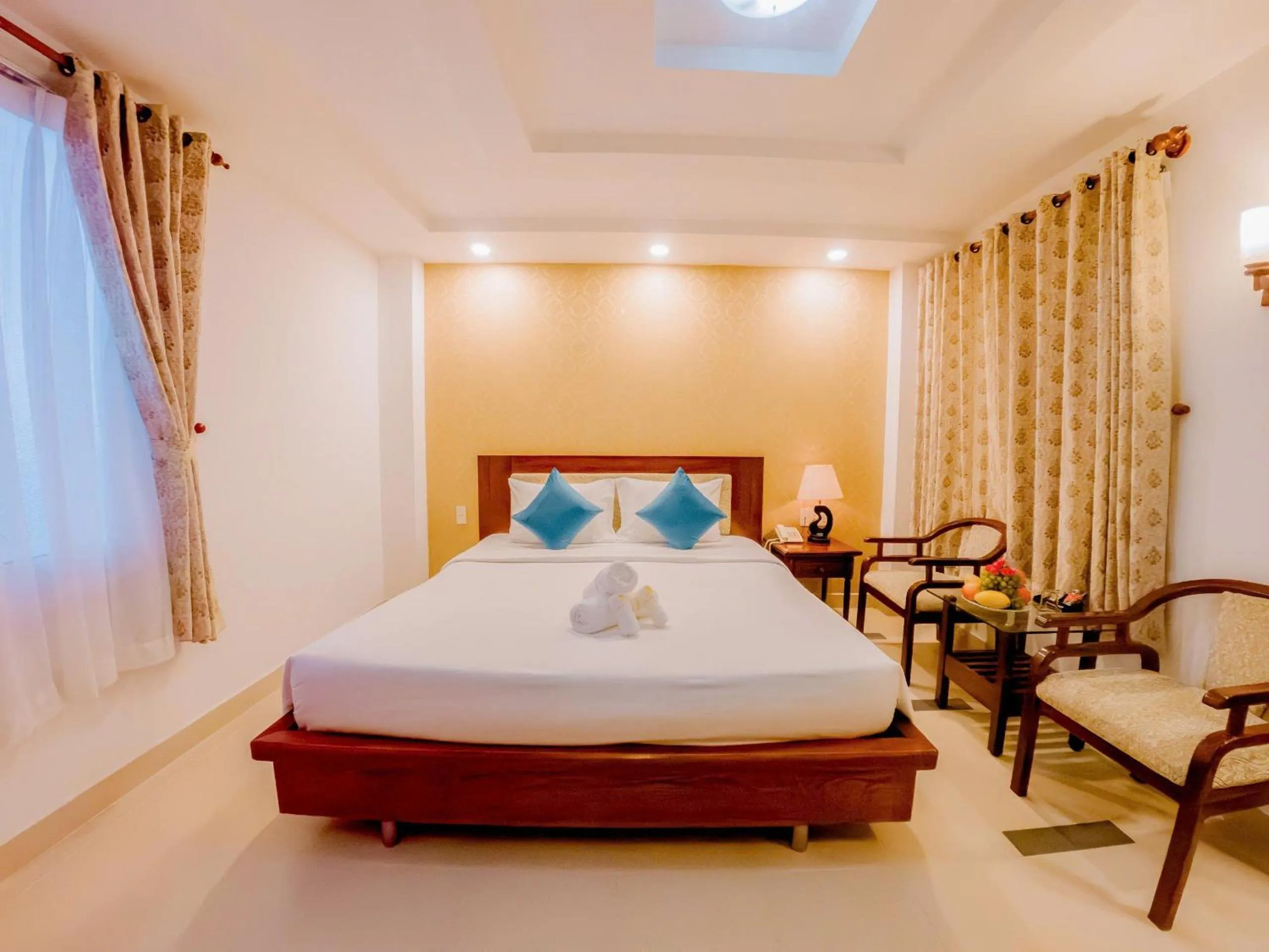 Bed in Lanxy Hotel Nha Trang