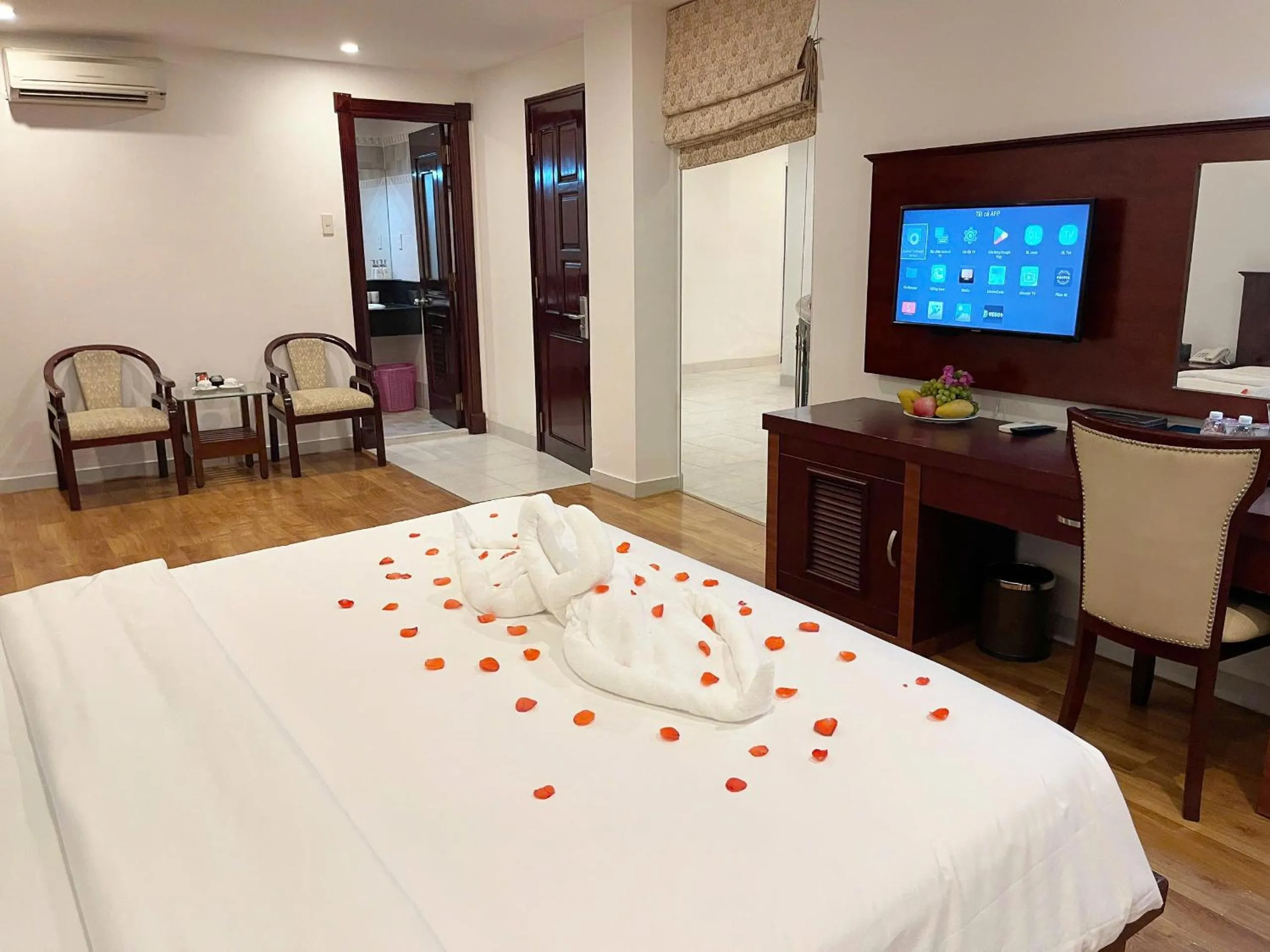 Bed in Lanxy Hotel Nha Trang
