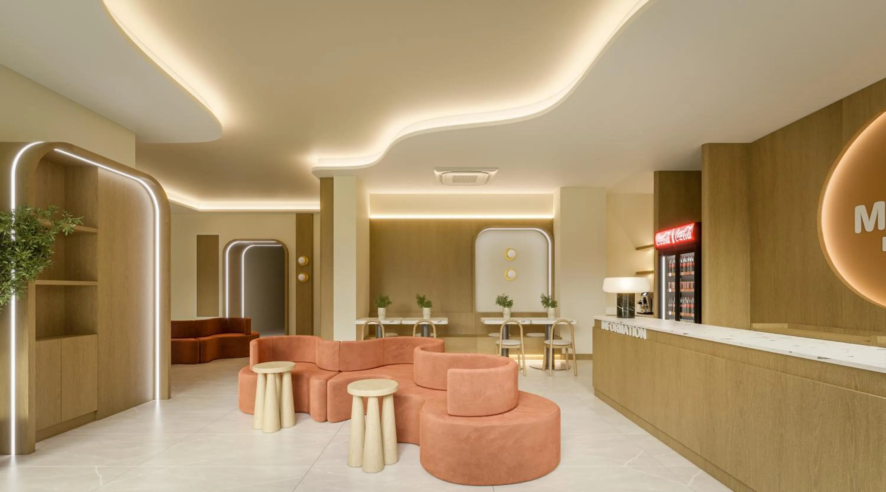 Lobby or reception in Moose EASY Hotel