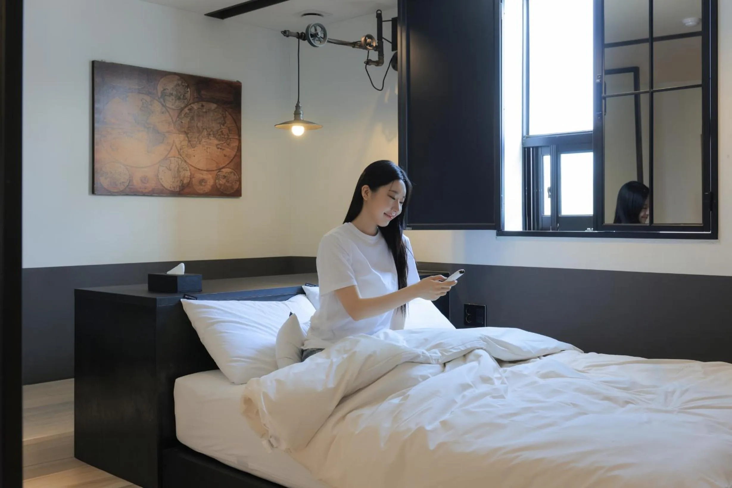 Photo of the whole room, Bed in Hotel Yaja Siheung Jeongwang