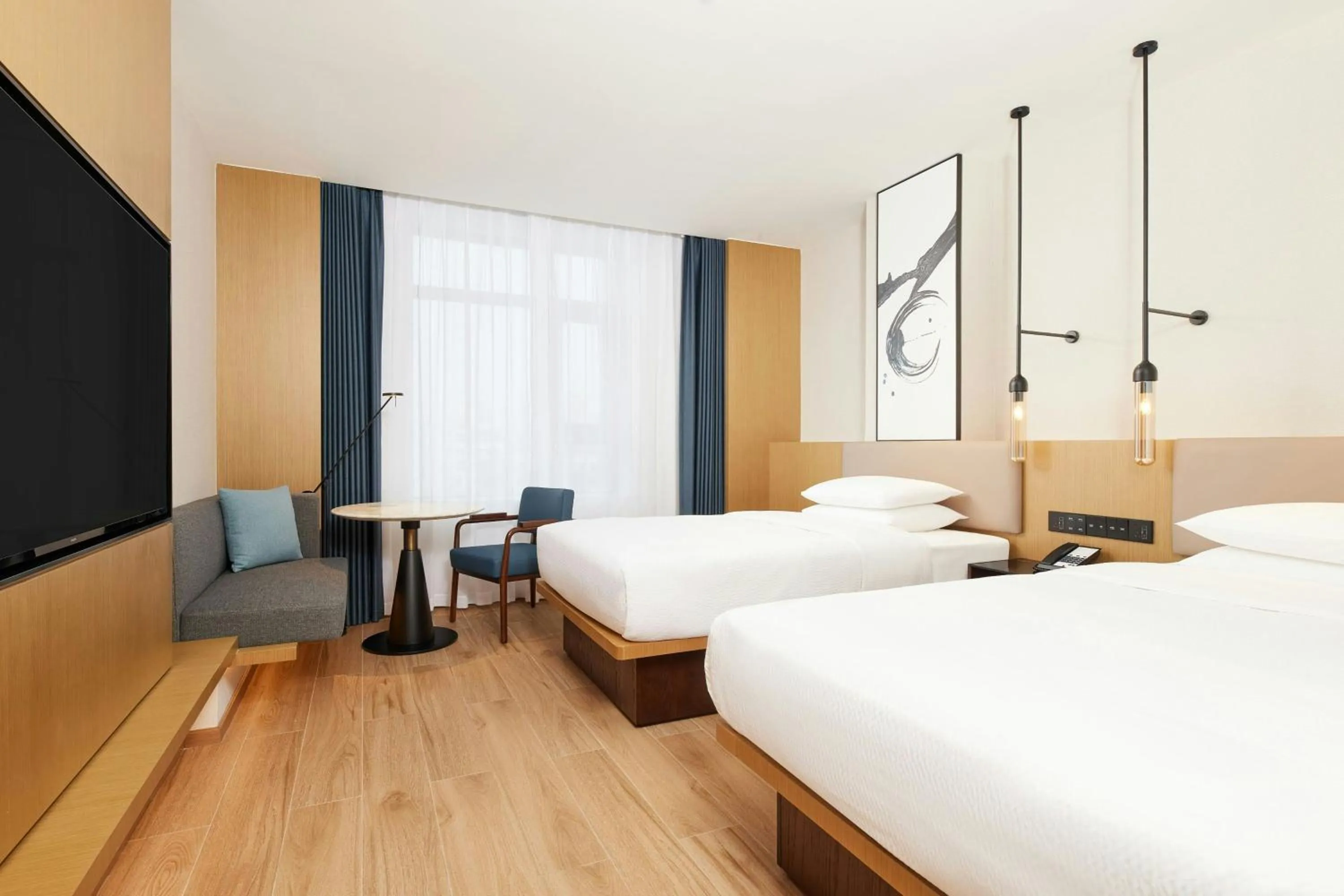 Photo of the whole room, Bed in Fairfield by Marriott Haikou Meilan