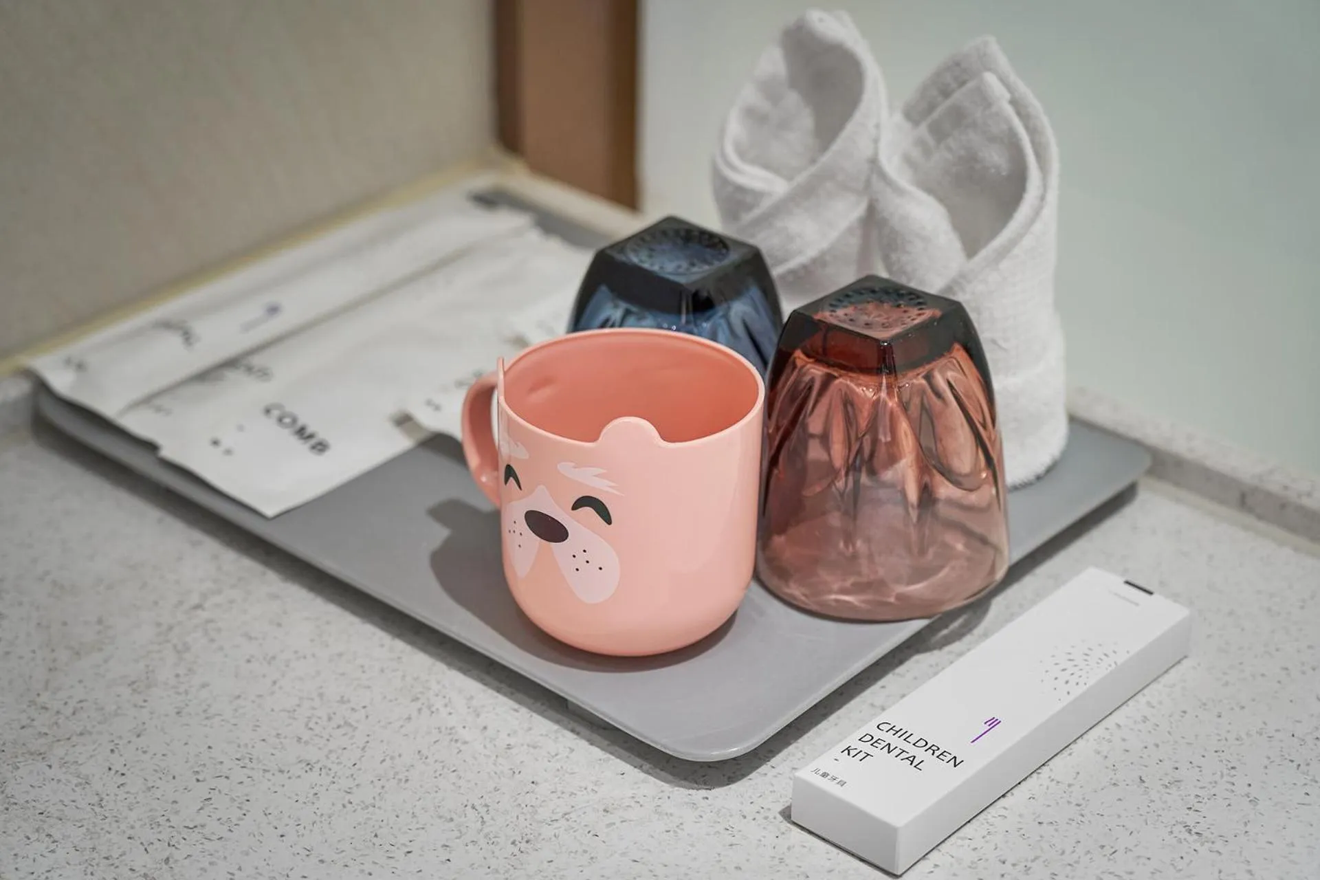 Bathroom in Lavande Hotel Guangzhou Beijing Road Pedestrian Street Haizhu Square Metro Station Branch - Free Deliver Service to Canton Fair Complex During Canton Fair Period