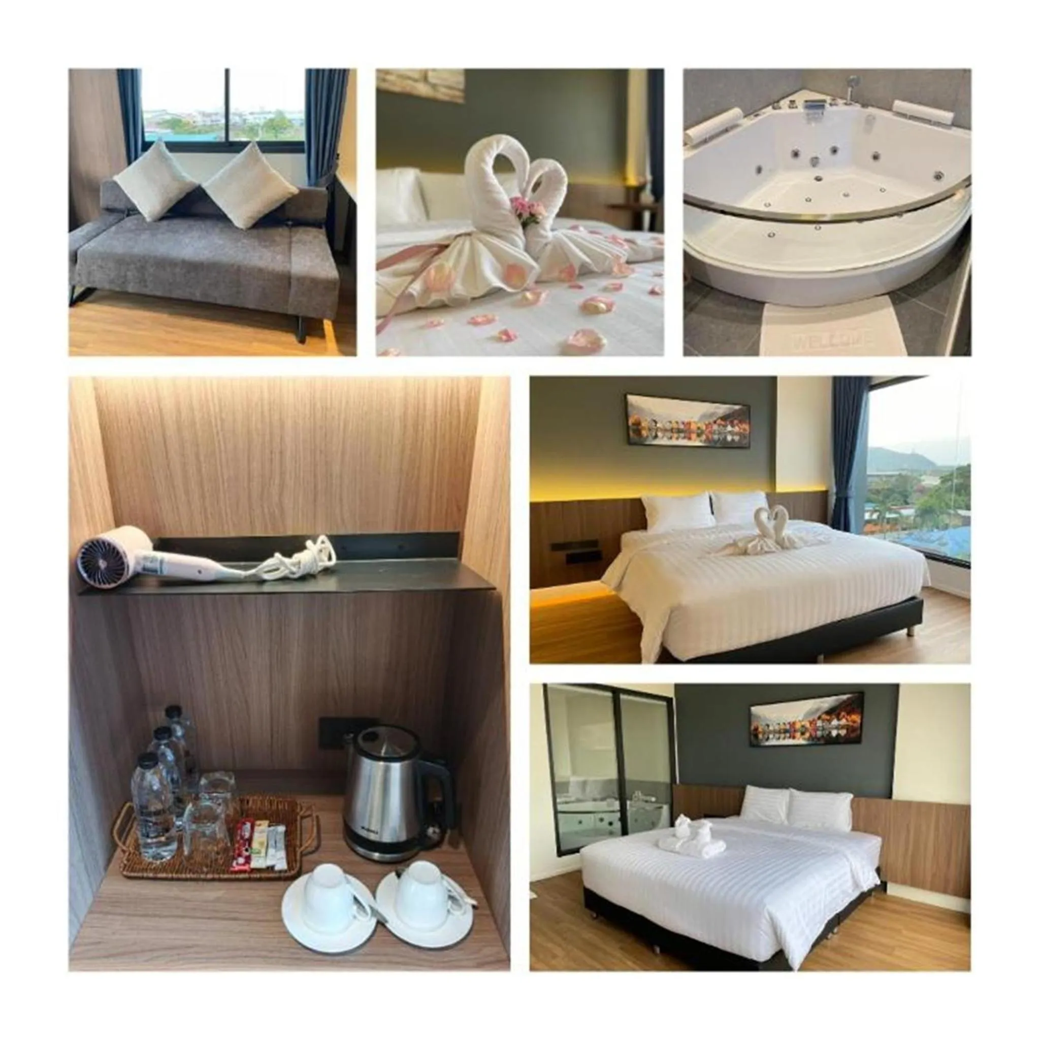 Photo of the whole room, Bed in The Richer Ratchaburi