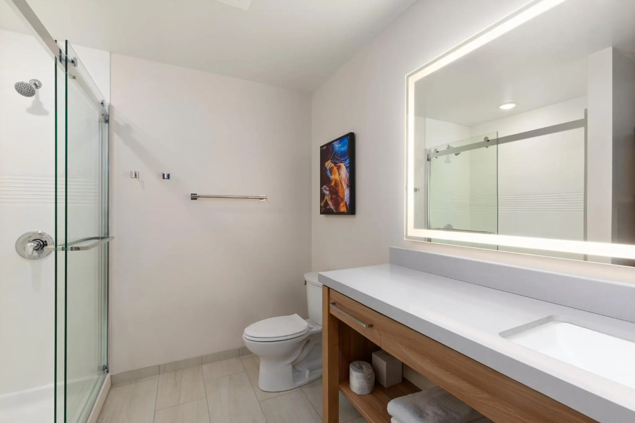 Bathroom in Candlewood Suites Shelbyville, an IHG Hotel