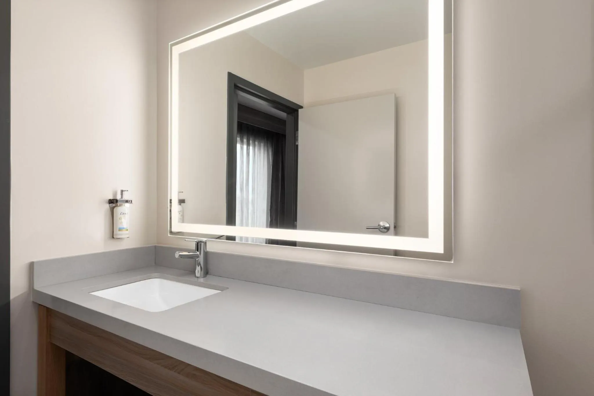 Bathroom in Candlewood Suites Shelbyville, an IHG Hotel