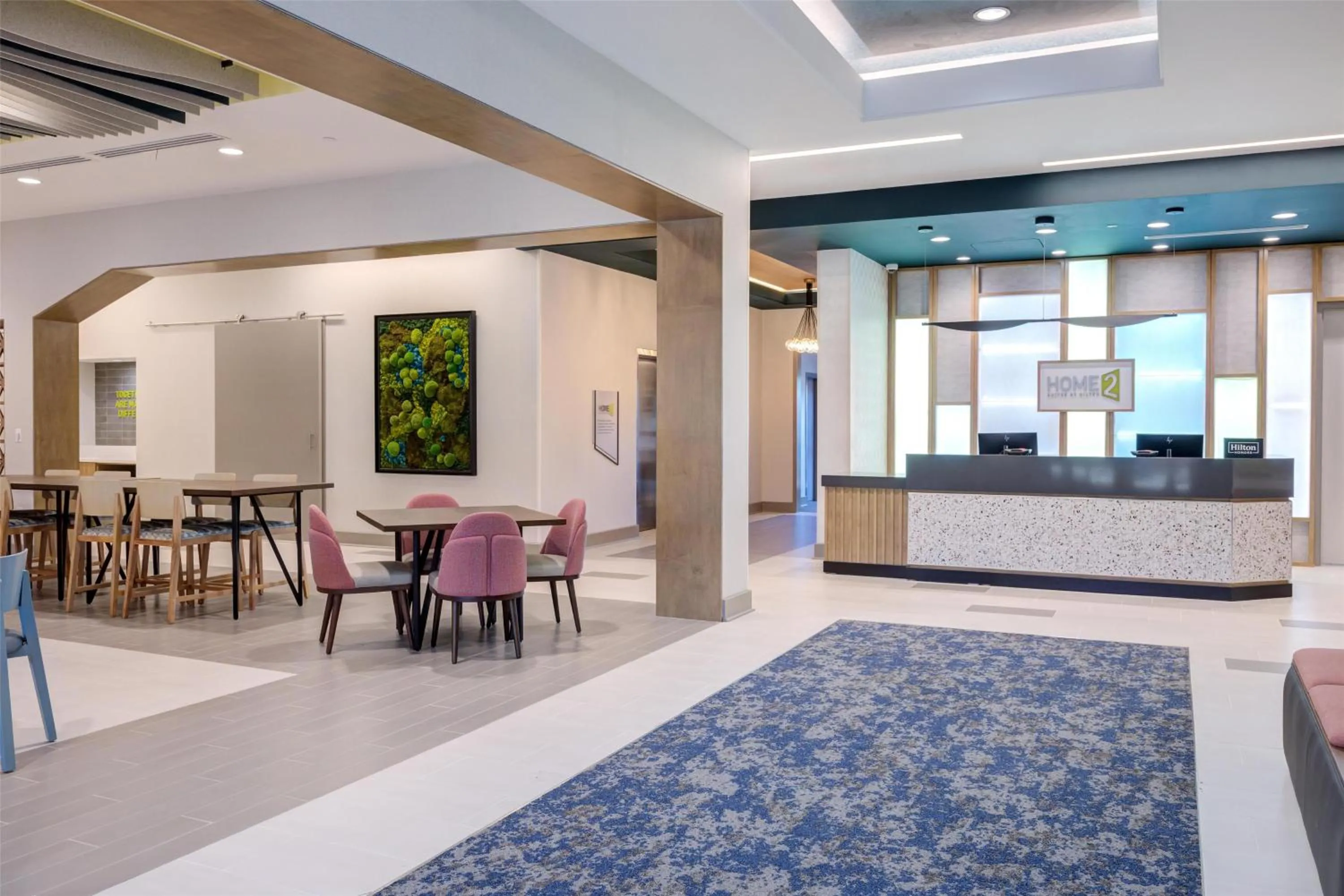 Lobby or reception in Home2 Suites By Hilton Smithfield Selma